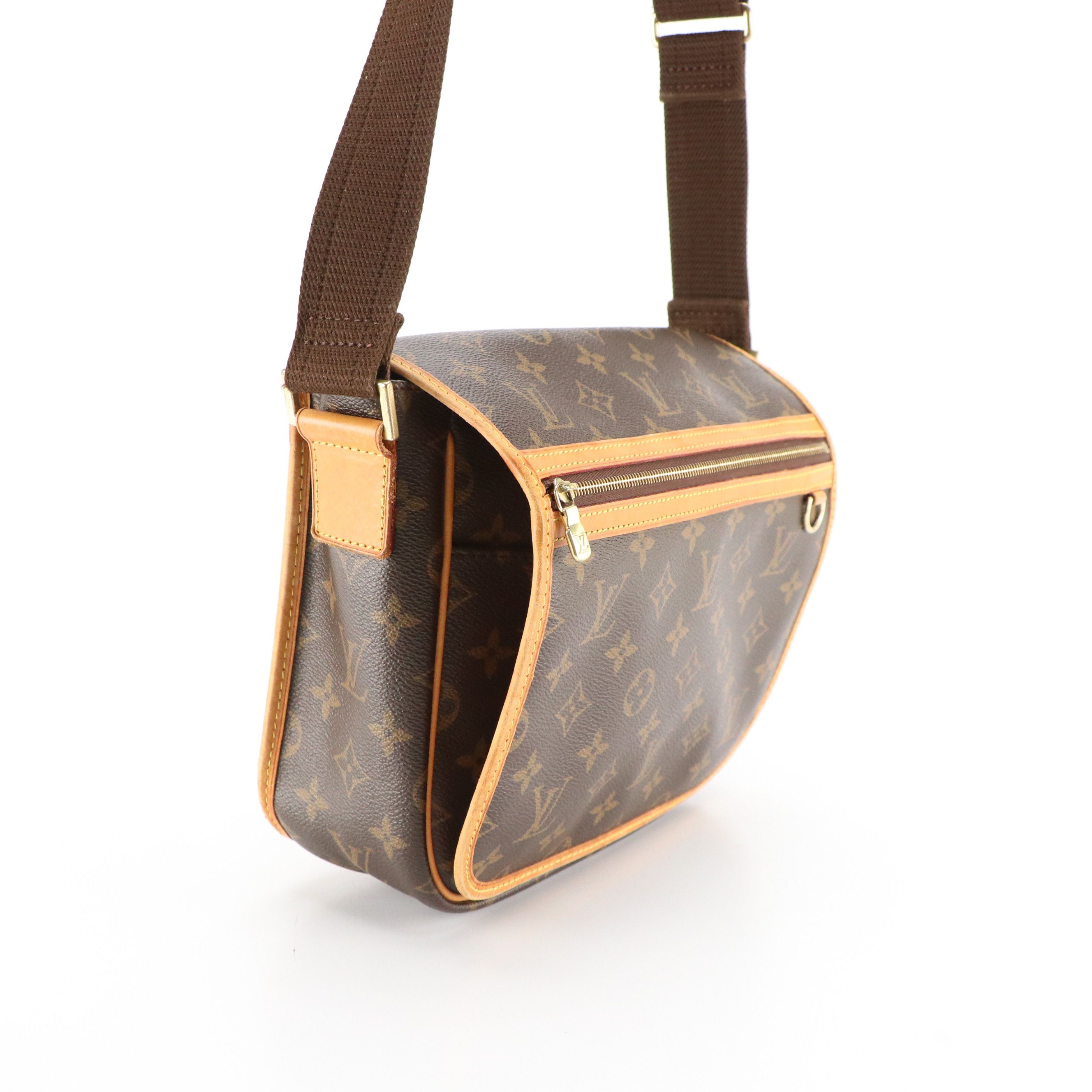 Louis Vuitton Bosphore PM Messenger Bag in Monogram Canvas and Leather