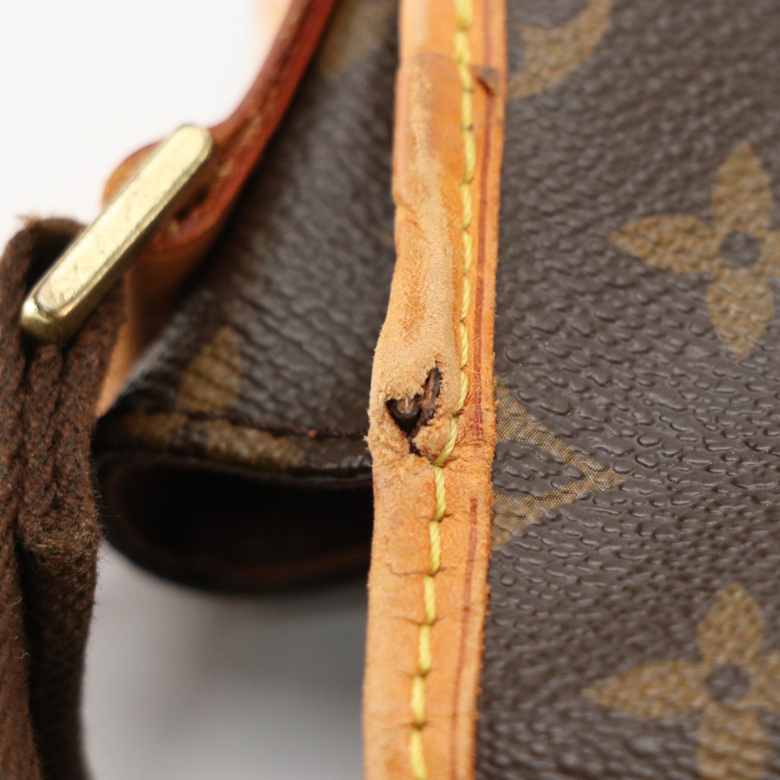 Louis Vuitton Bosphore PM Messenger Bag in Monogram Canvas and Leather