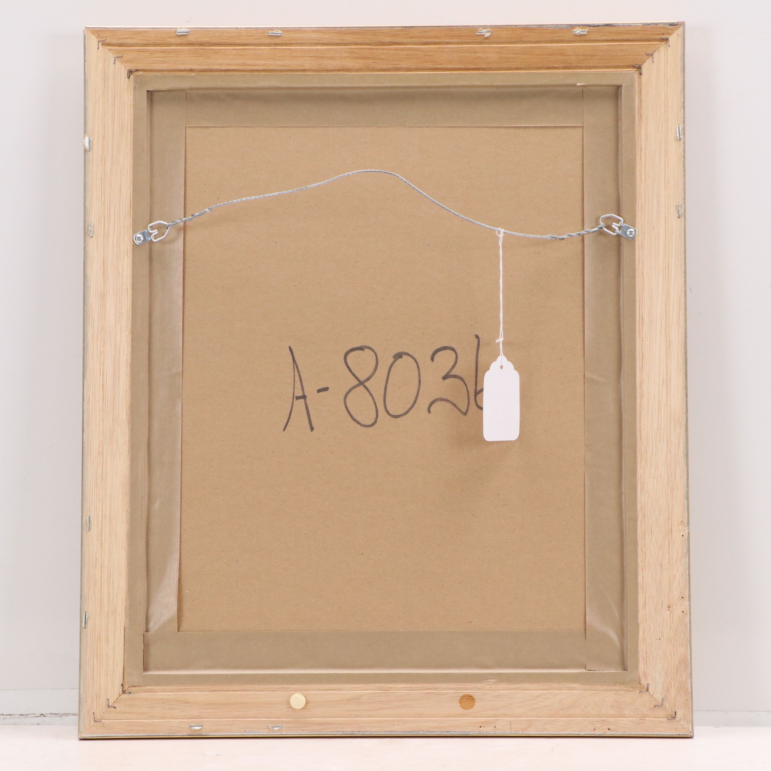 Raphael Abecassis Offset Lithograph Calligraphic Illustration, Late 20th Century