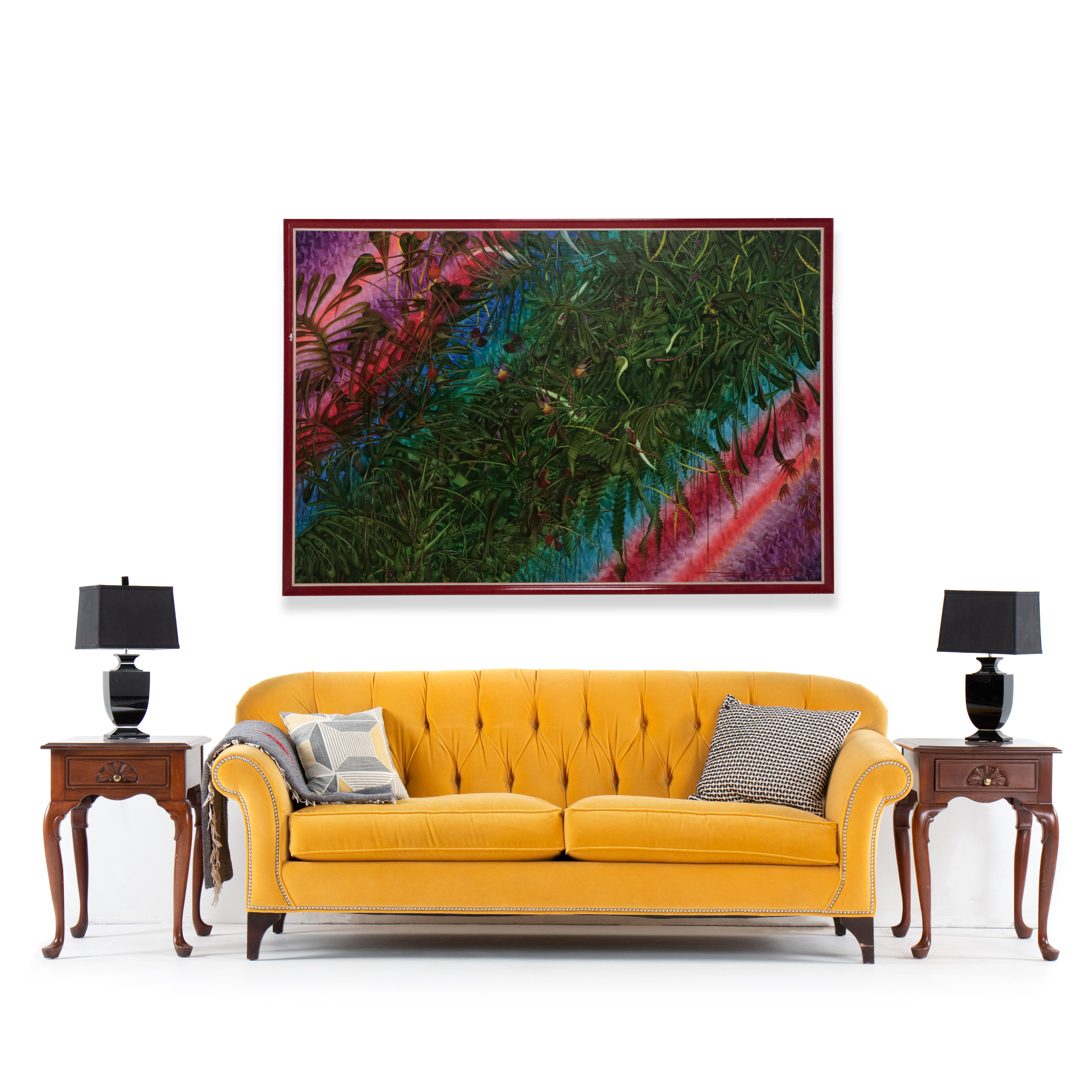 Jorge Ivan Arango Monumental Rainforest Oil Painting