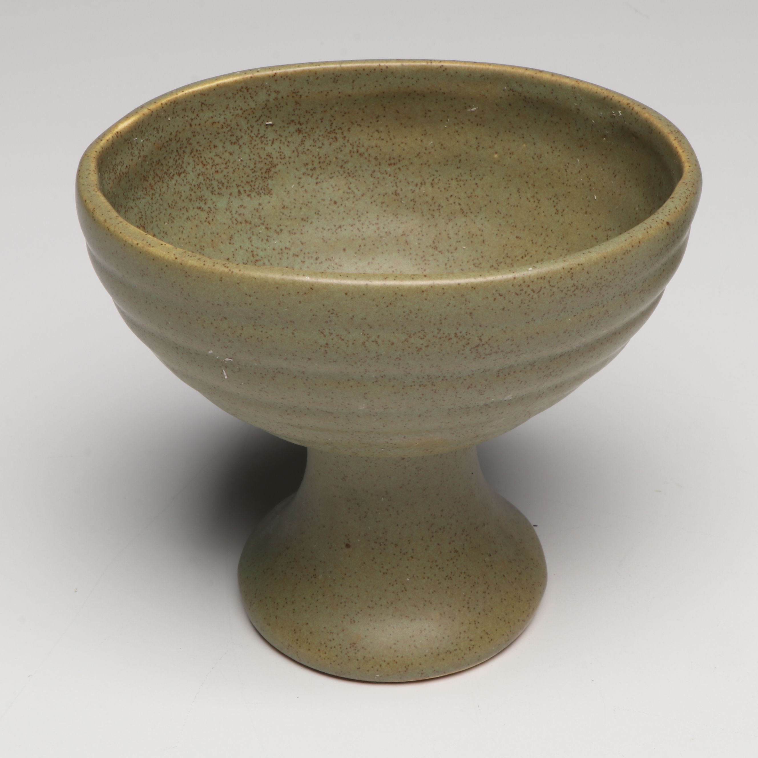 McCoy Pottery "Pine Cone" Creamer with Other Vases and Platter, Mid-20th Century