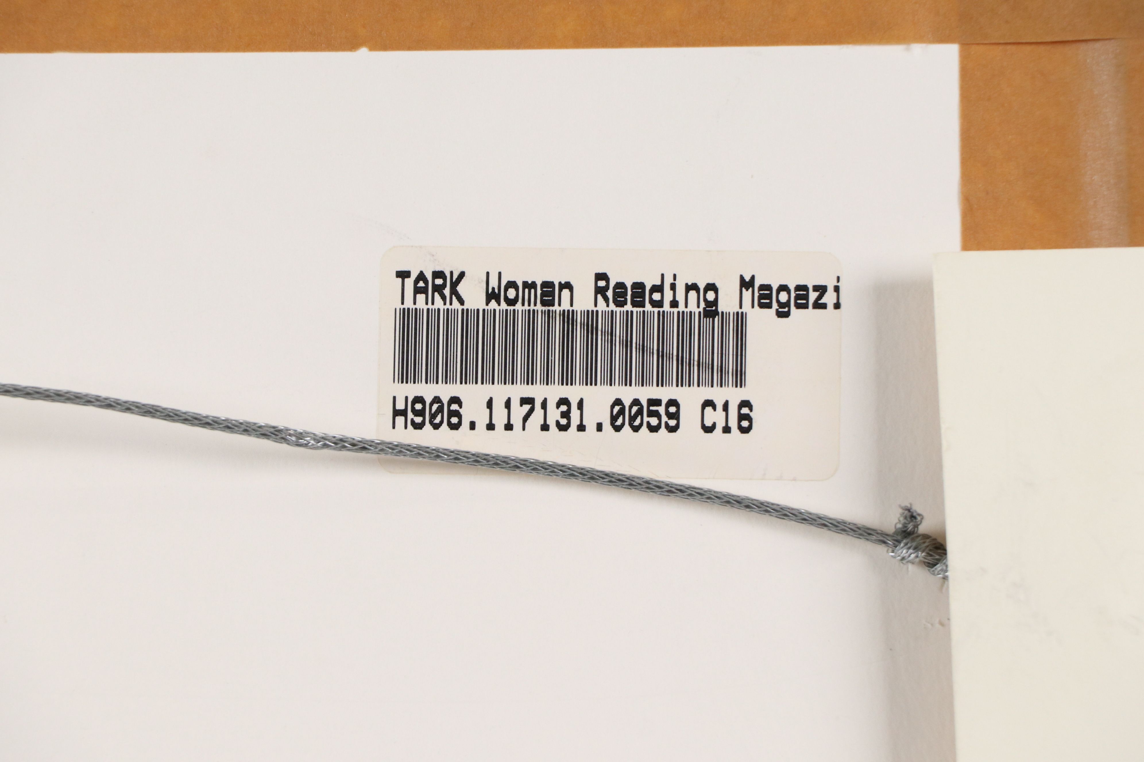 Itzchak Tarkay Lithograph "Woman Reading Magazine," Late 20th Century