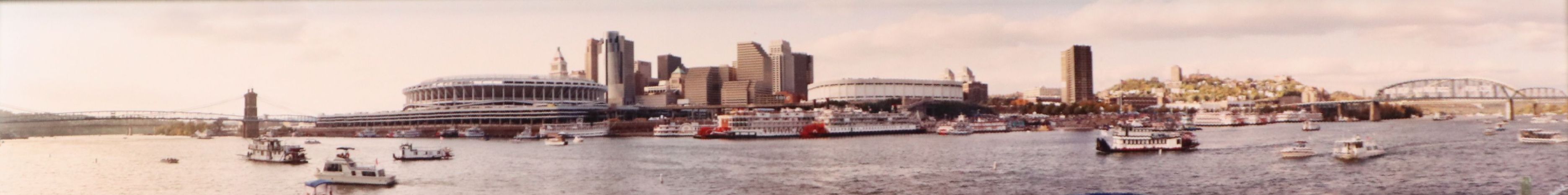 Chadwick Chromogenic Color Print of Cincinnati for Tall Stacks, 1992
