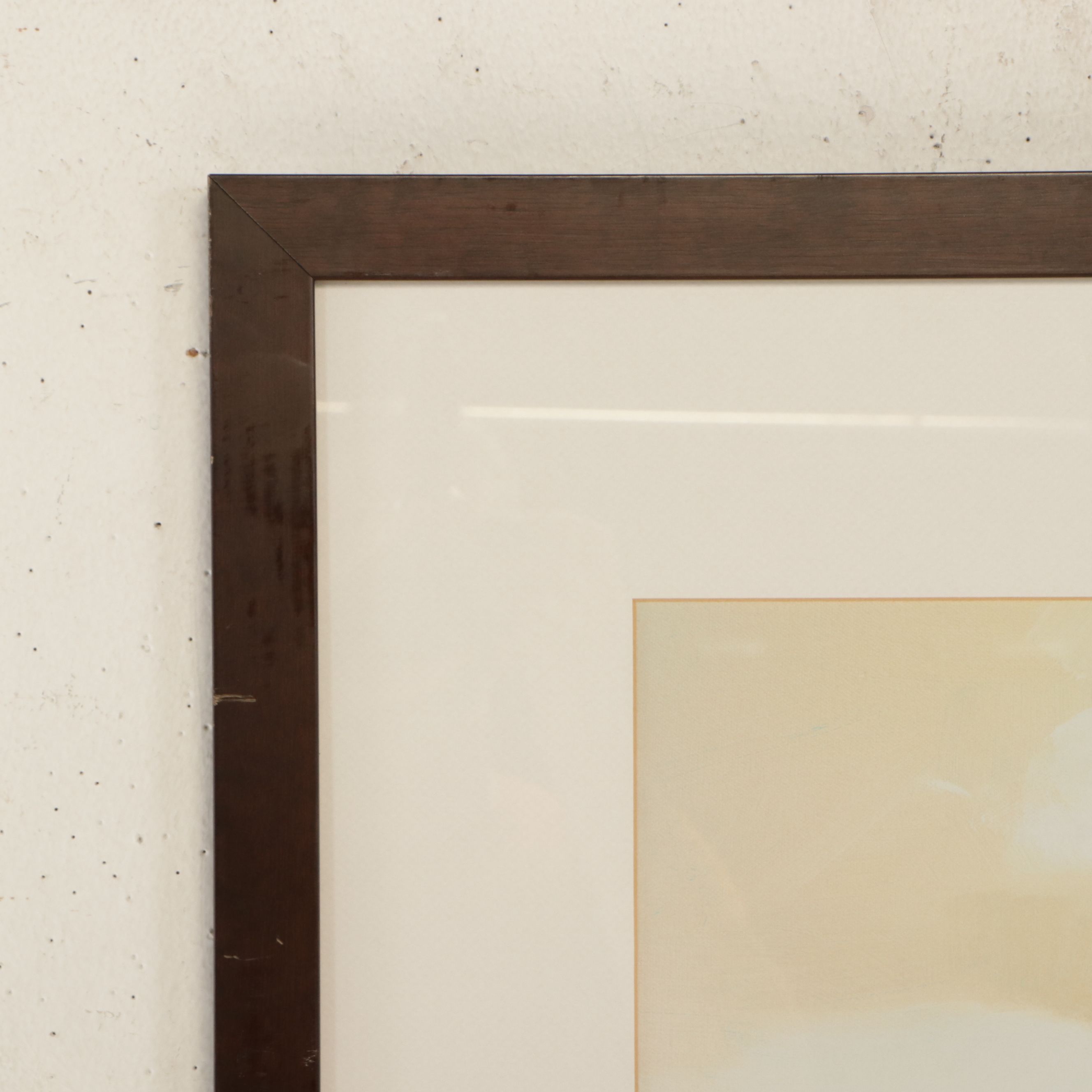 Landscape Offset Lithograph "Huddle" After Gregory Stocks