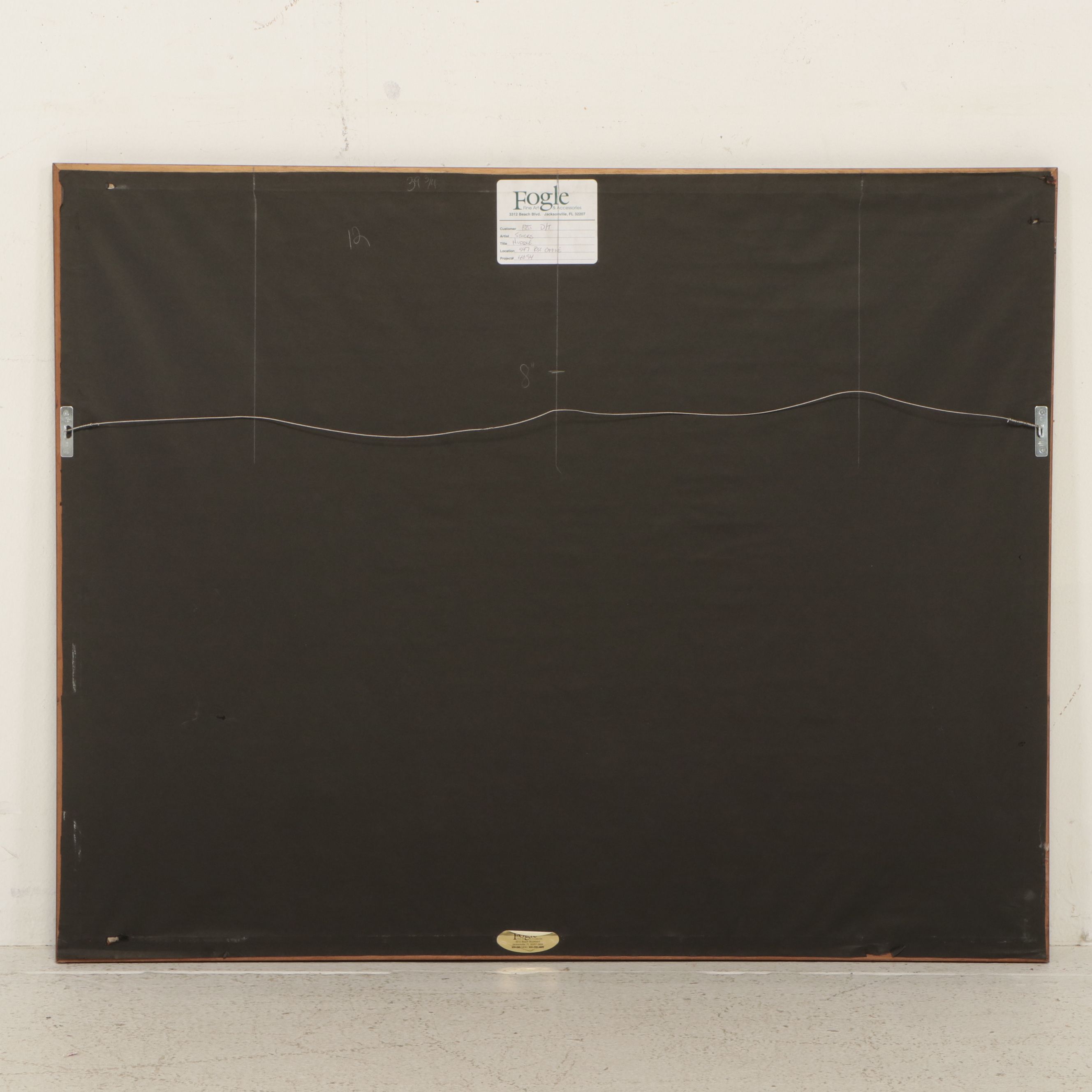 Landscape Offset Lithograph "Huddle" After Gregory Stocks