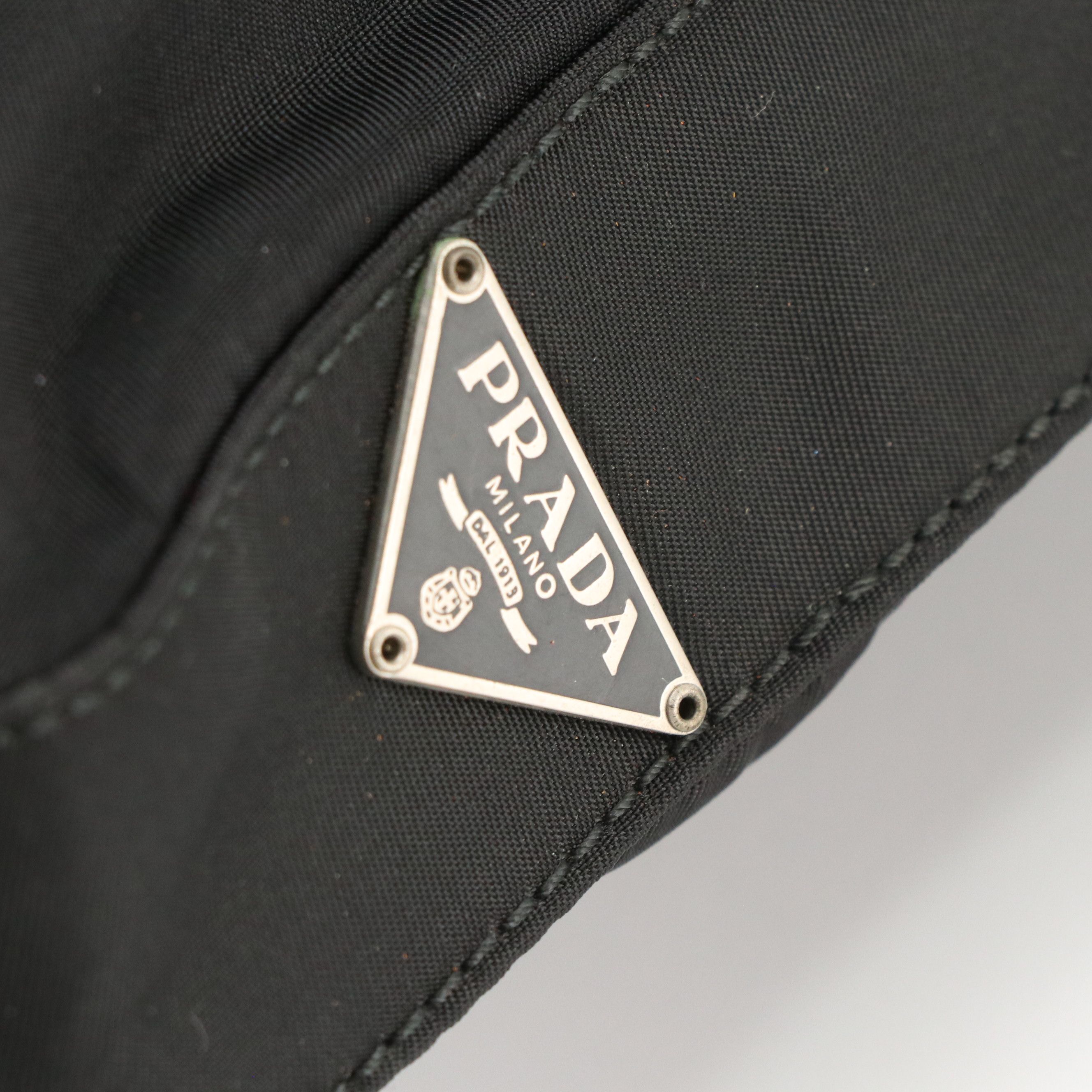 Prada Black Tessuto Nylon Shoulder Bag