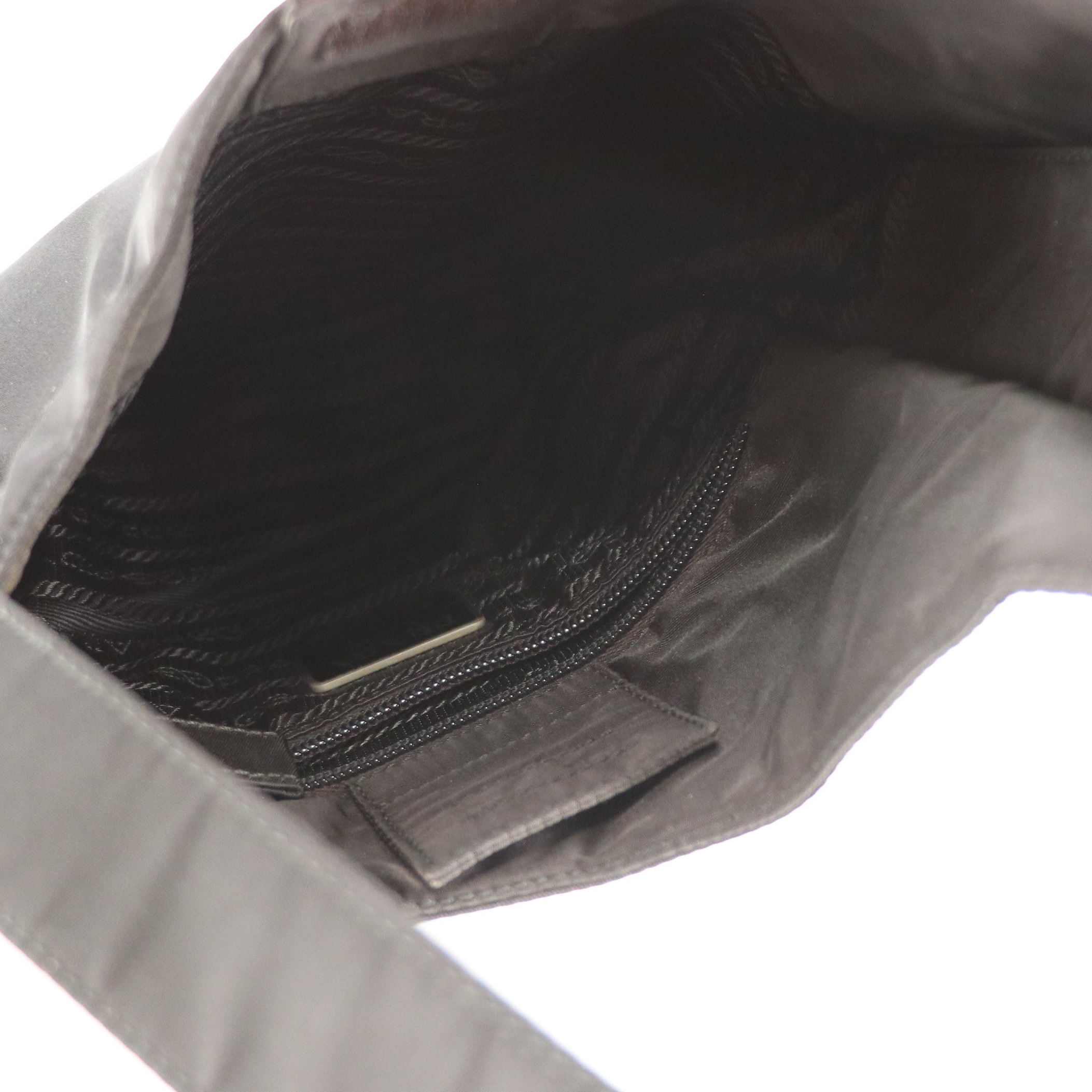 Prada Black Tessuto Nylon Shoulder Bag