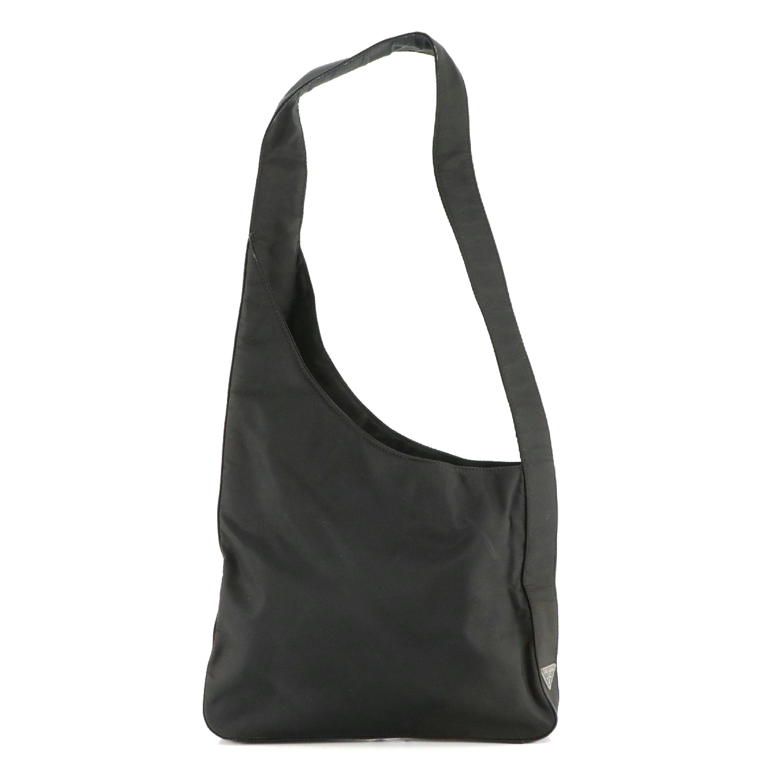 Prada Black Tessuto Nylon Shoulder Bag
