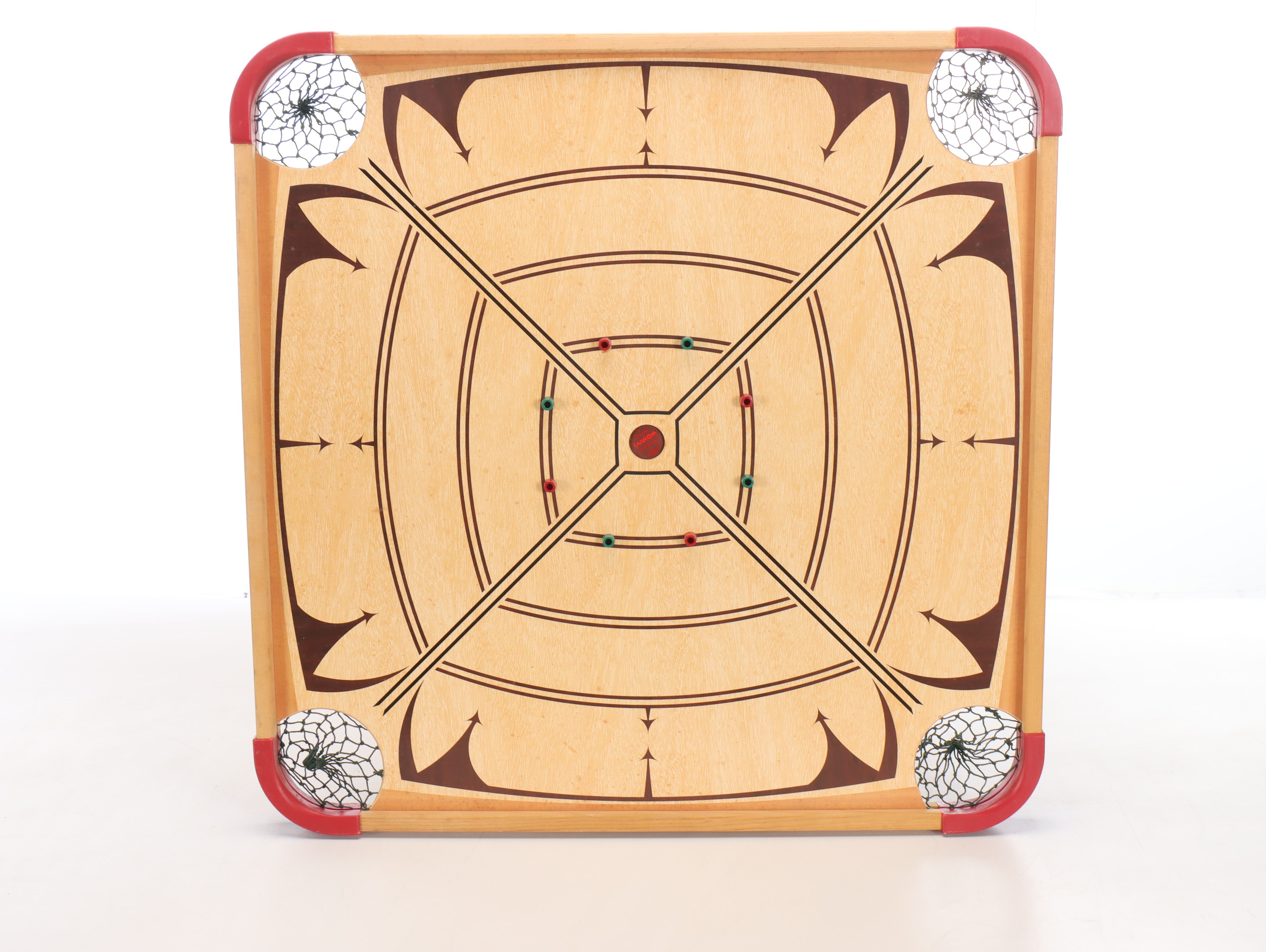 Carrom and Crokinole Wooden Game Boards with Accessories