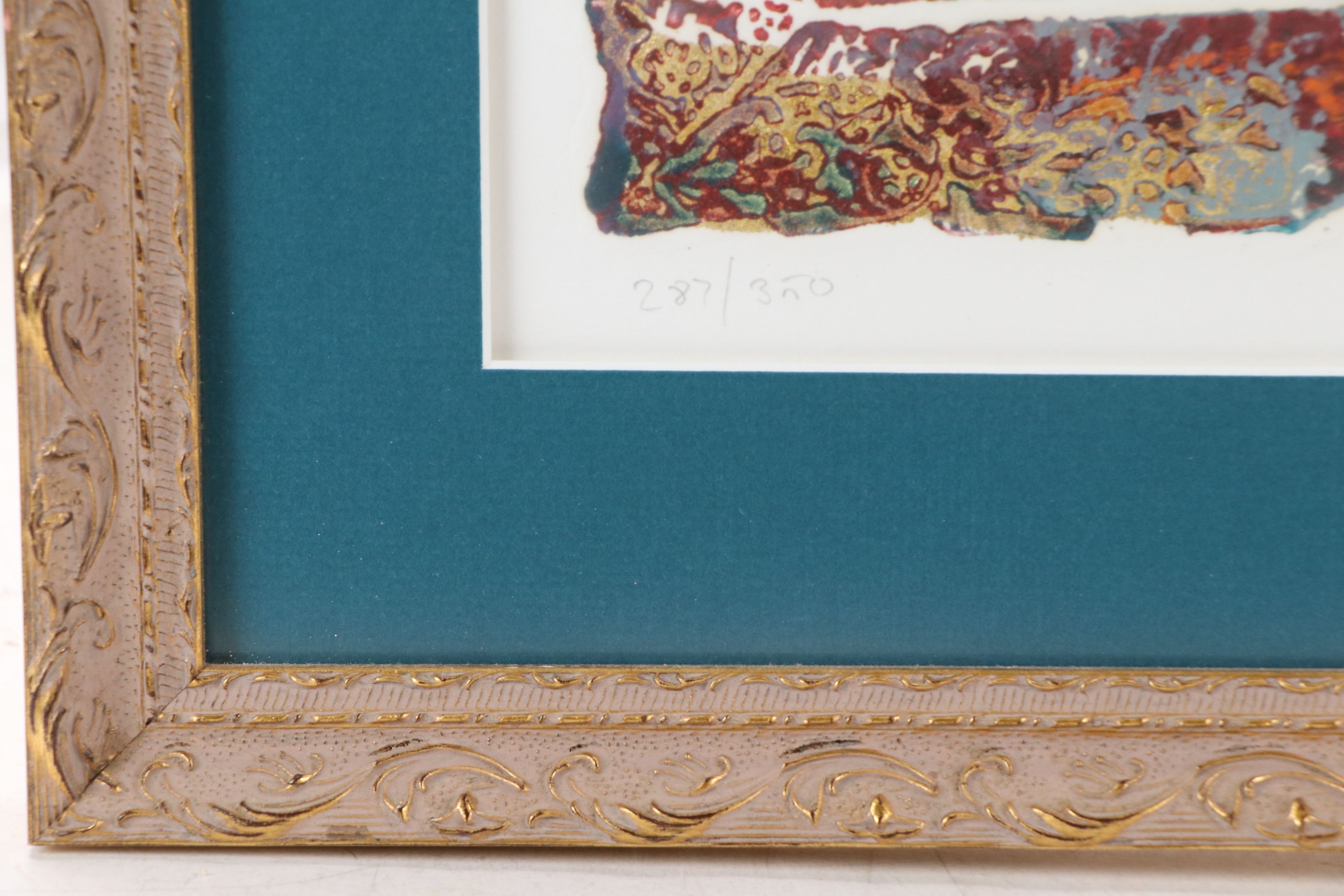 Roy Tonkin Carborundum Etching "Quintet II," Late 20th Century