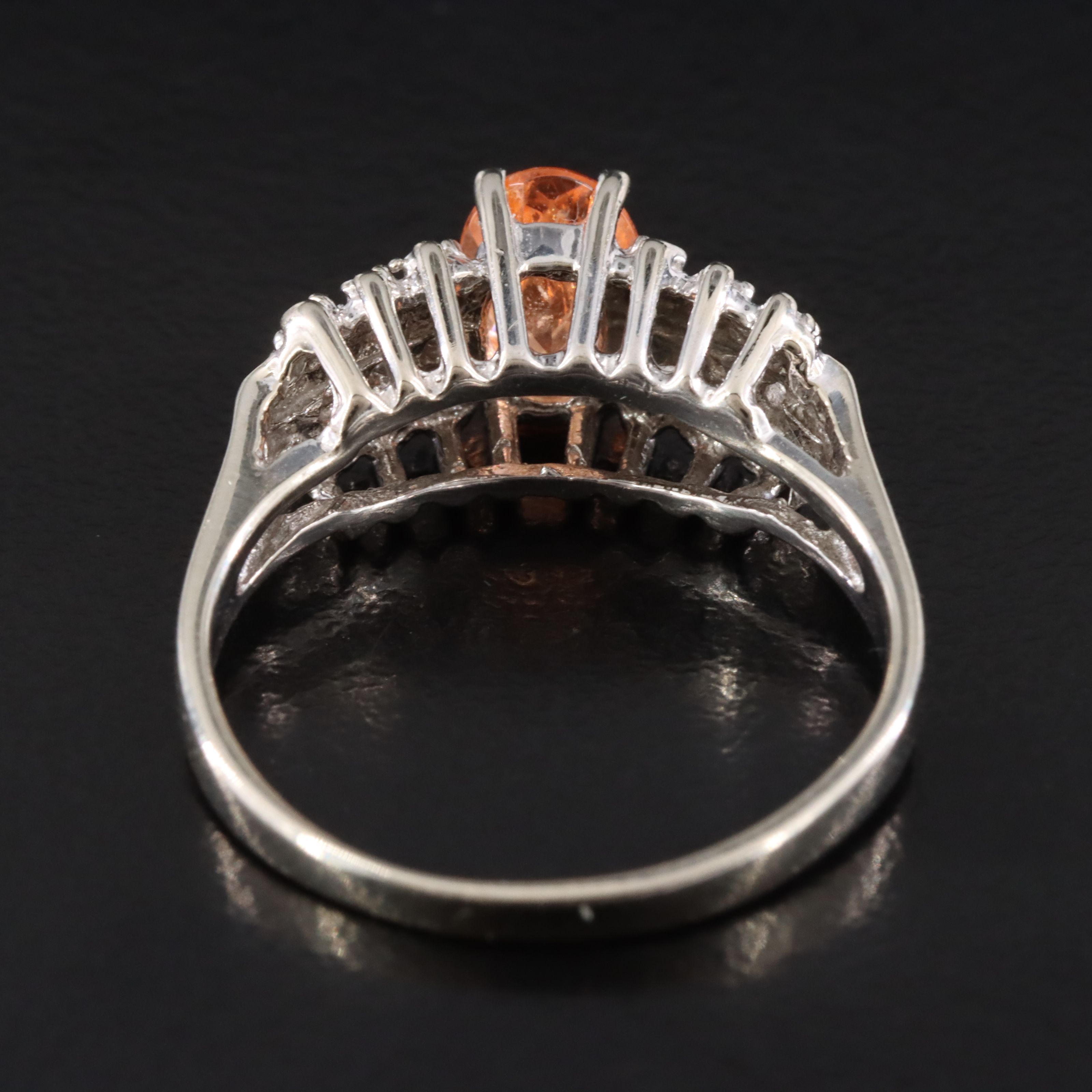14K Spessartine and Diamond Ring