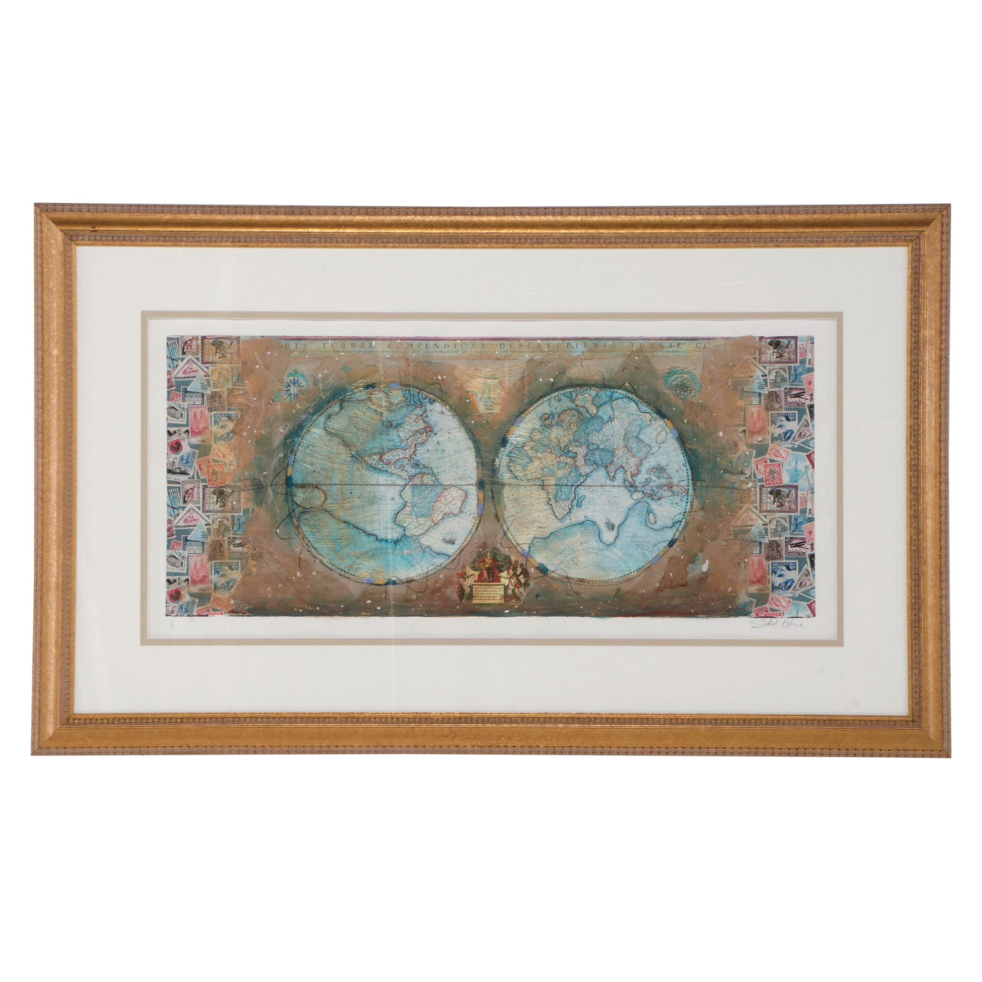 Starlie Sokol-Hohne Monotype of Atlas Composition