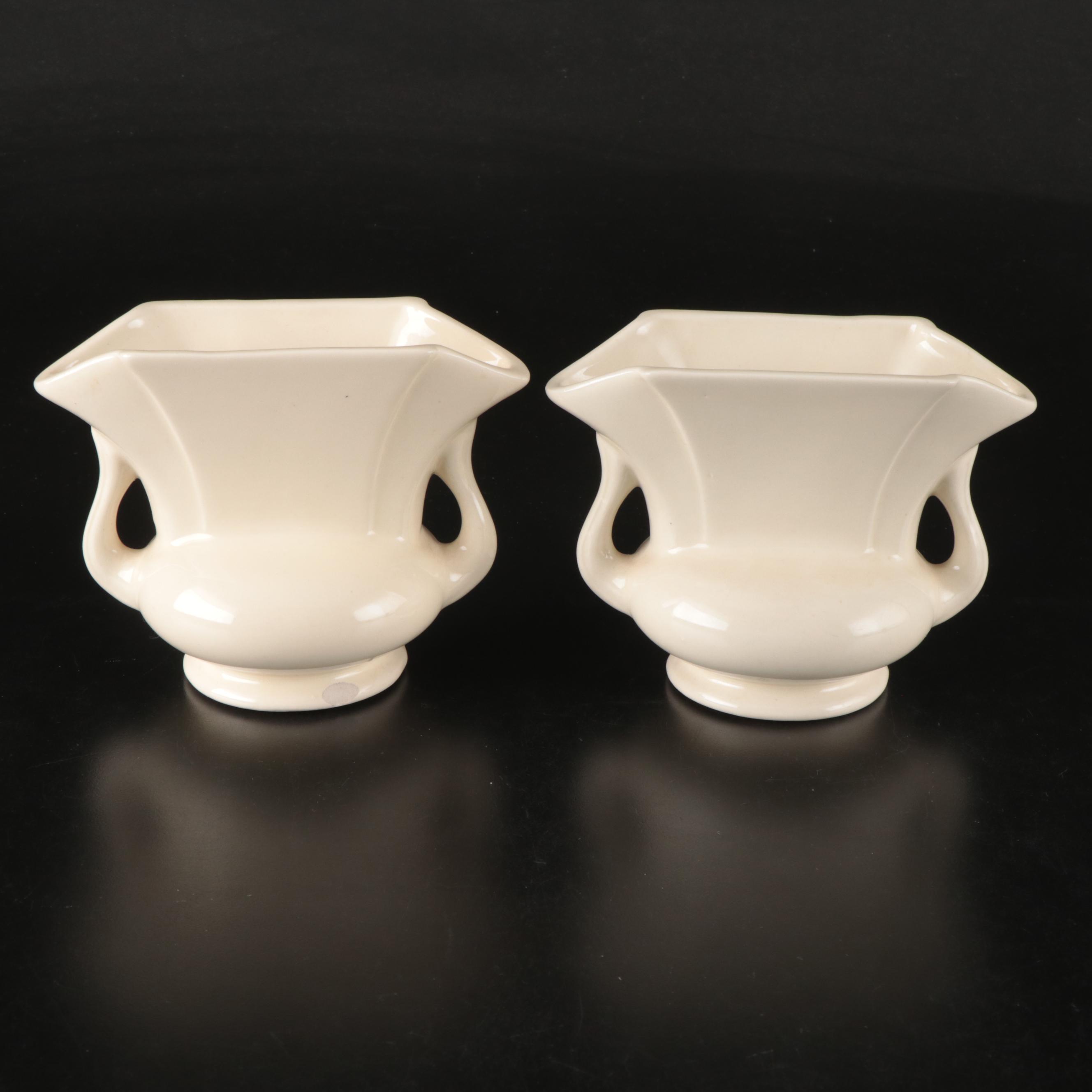 Haeger Pottery for Teleflora Vase with Other Ceramic Vases