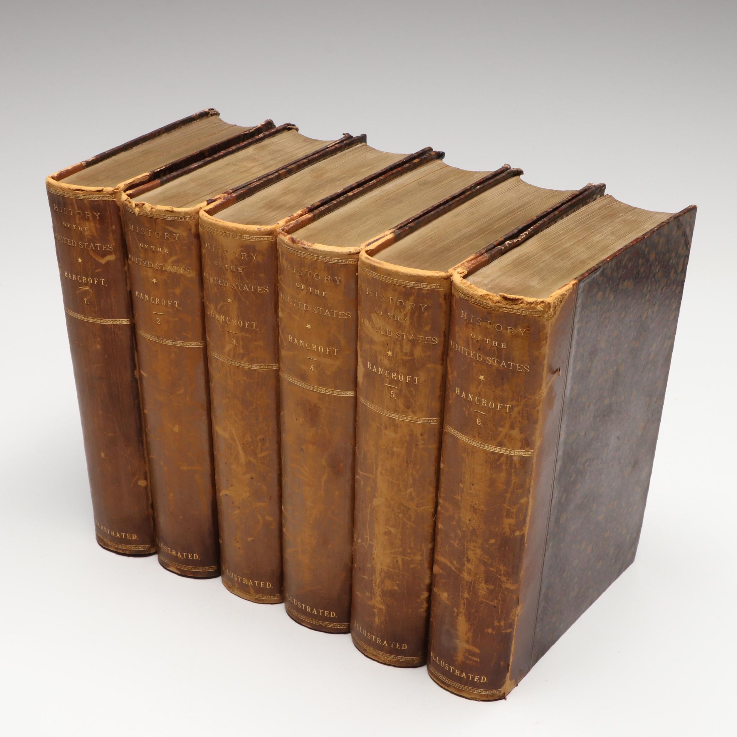"History of the United States" by George Bancroft, Complete Set