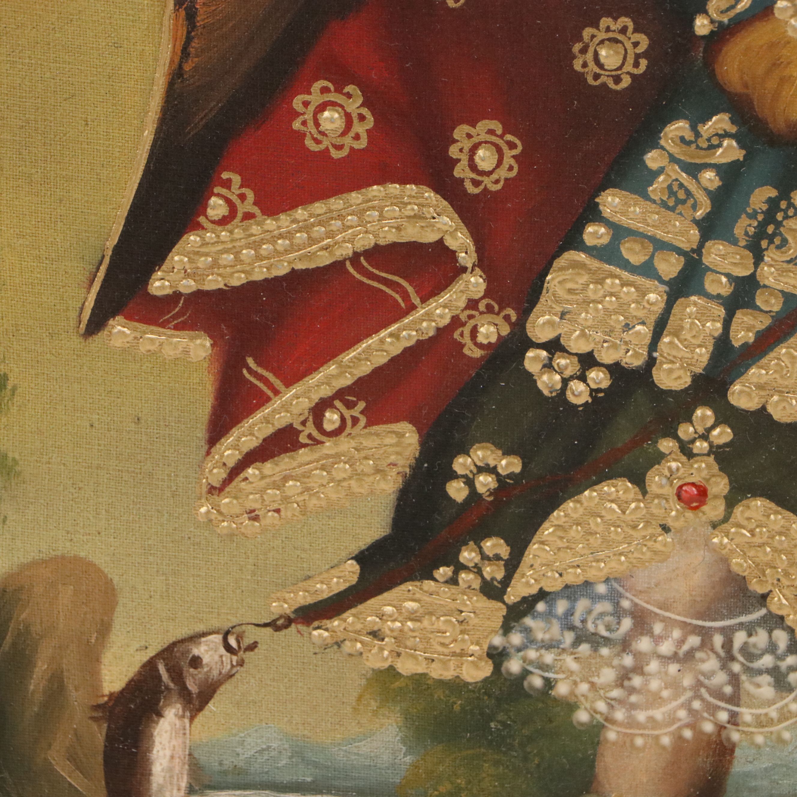 Ernesto Zuñiga Oil Painting "Archangel Saint Raphael"