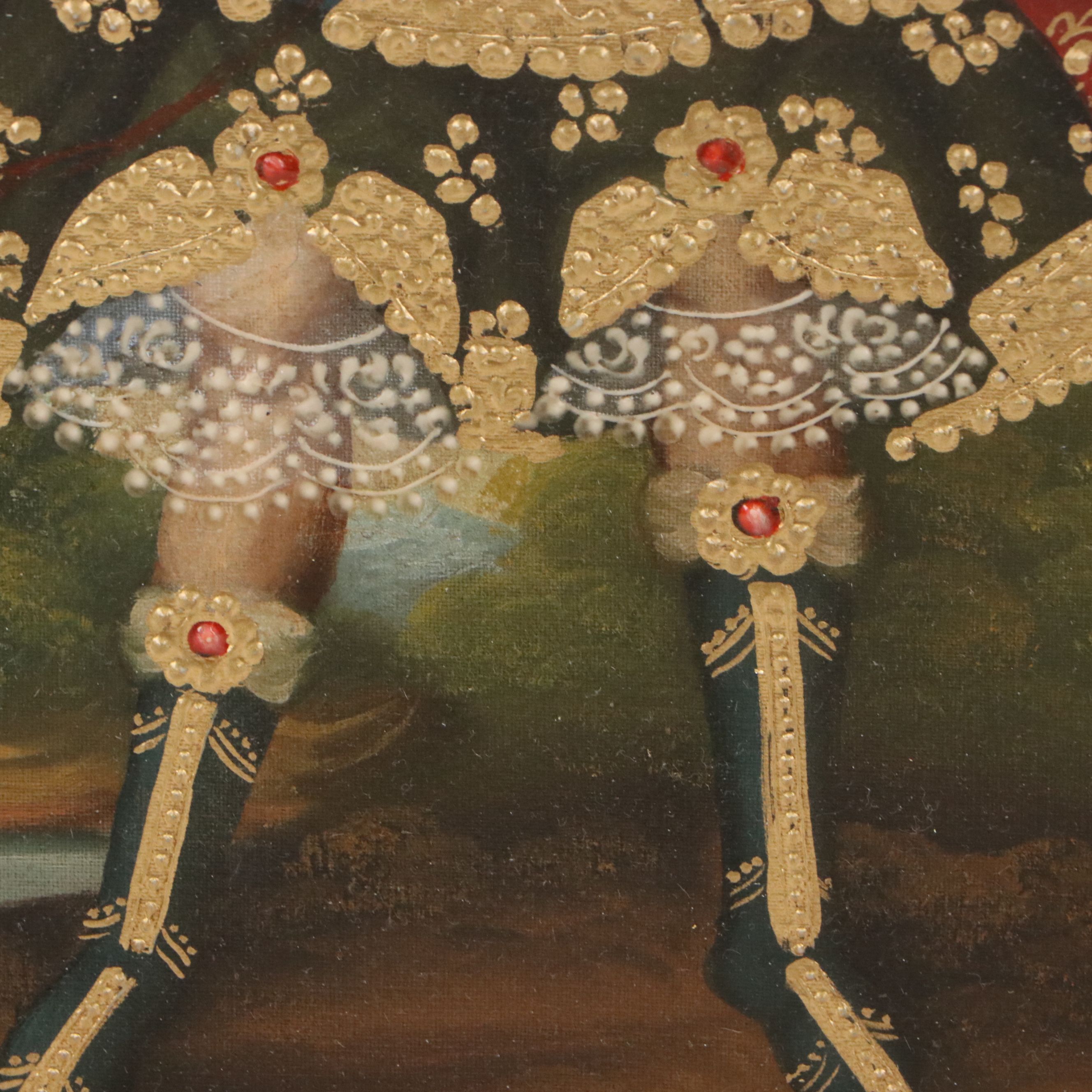 Ernesto Zuñiga Oil Painting "Archangel Saint Raphael"