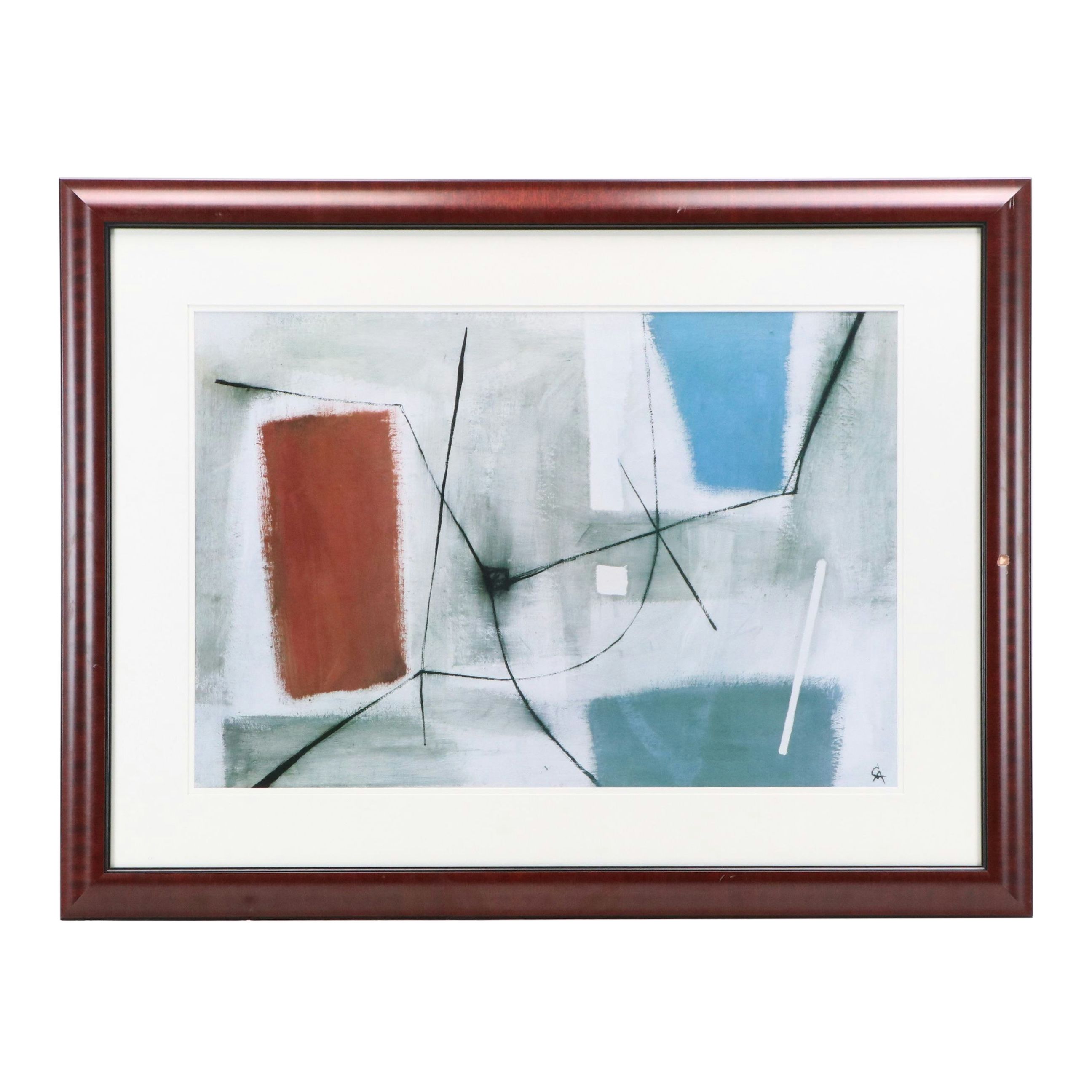 Abstract Offset Lithograph, 21st Century