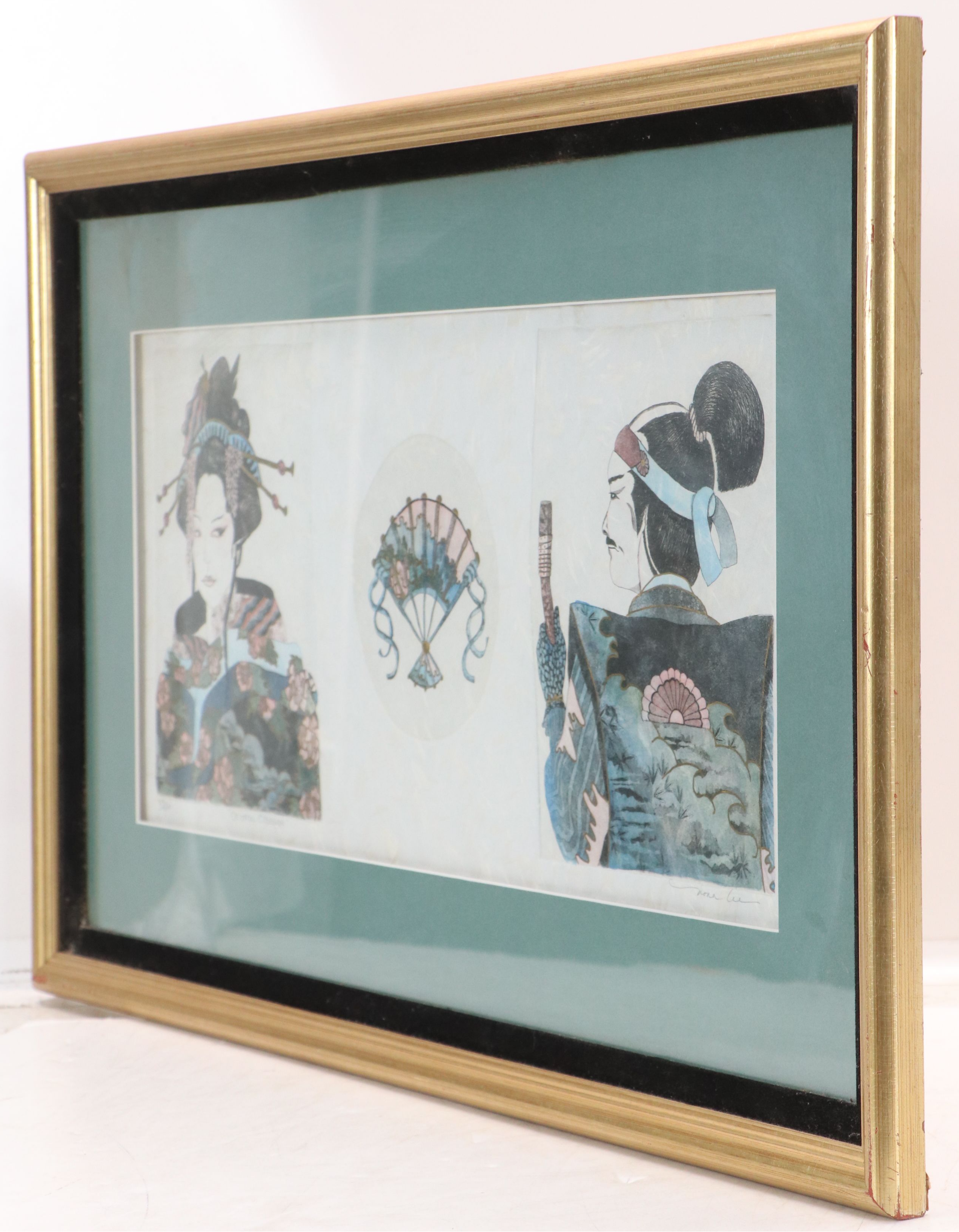 Nona Lee Embellished Lithograph "Oriental Obsession"