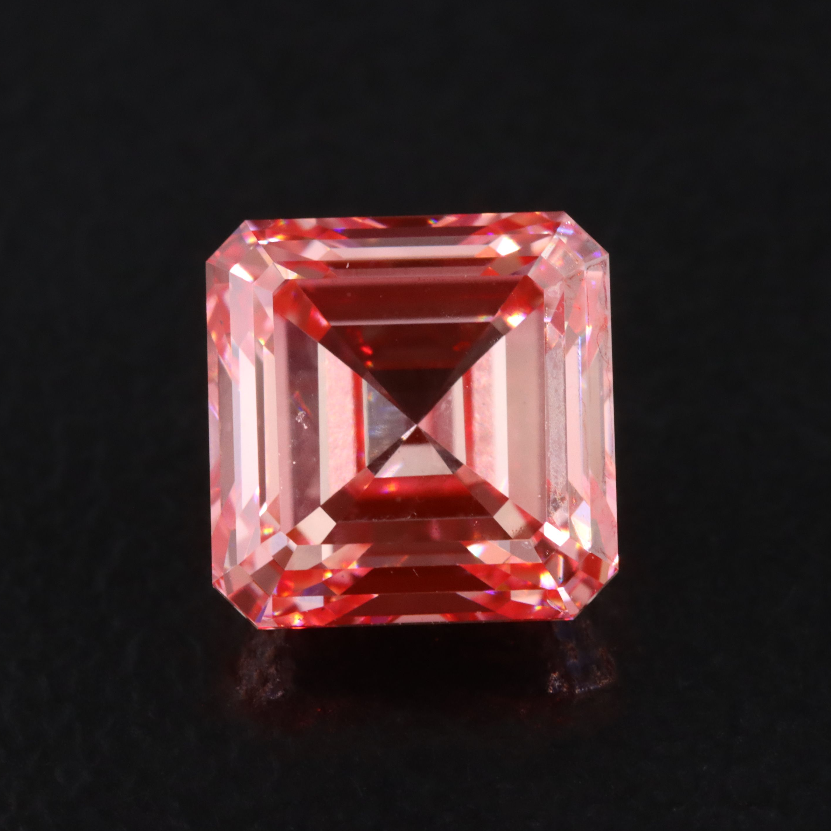 Loose 2.01 CT Lab Grown Fancy Vivid Pink Diamond with IGI Report
