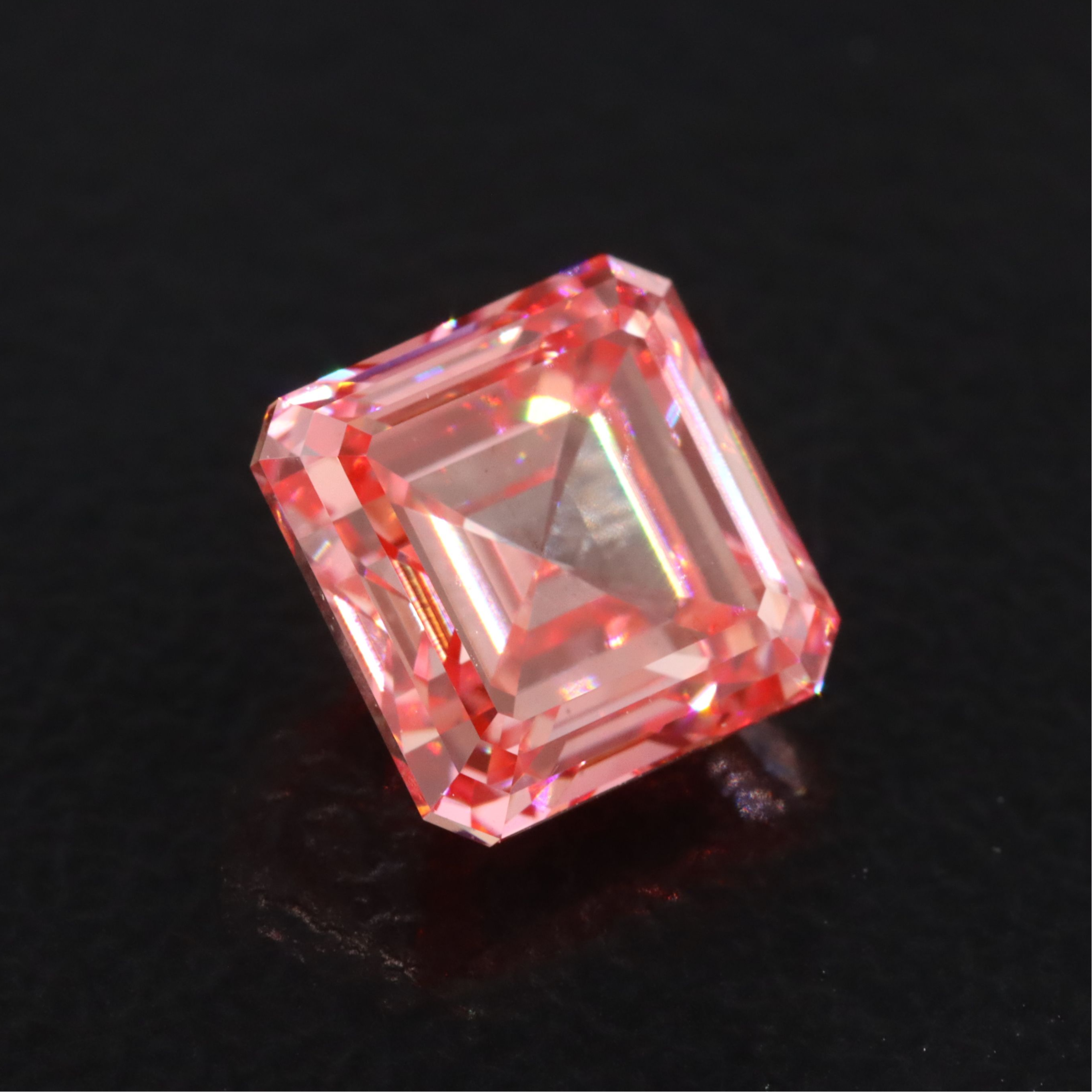 Loose 2.01 CT Lab Grown Fancy Vivid Pink Diamond with IGI Report