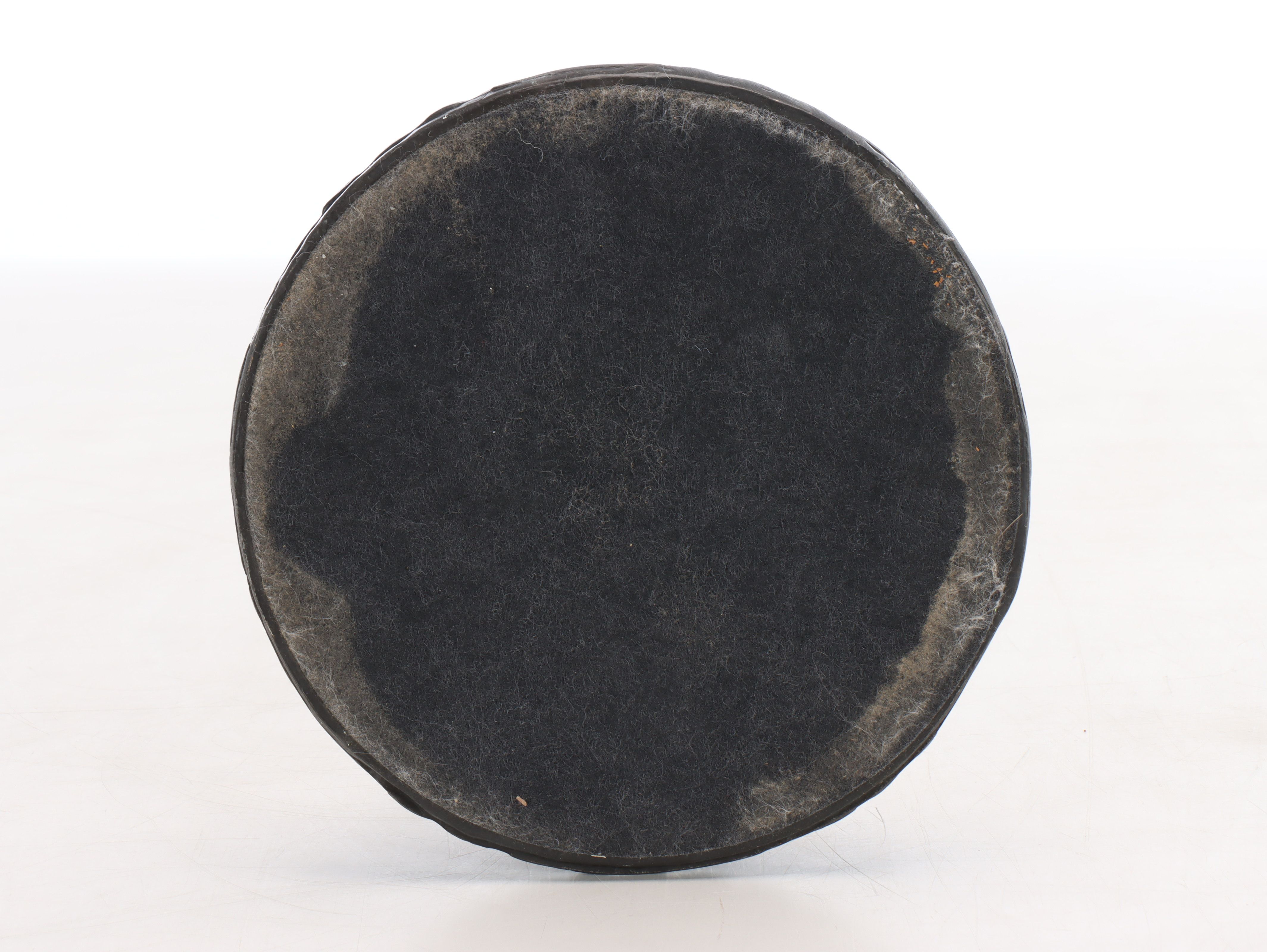 Art Nouveau Style Bronzed Spelter Lamp with Slag Glass Shade