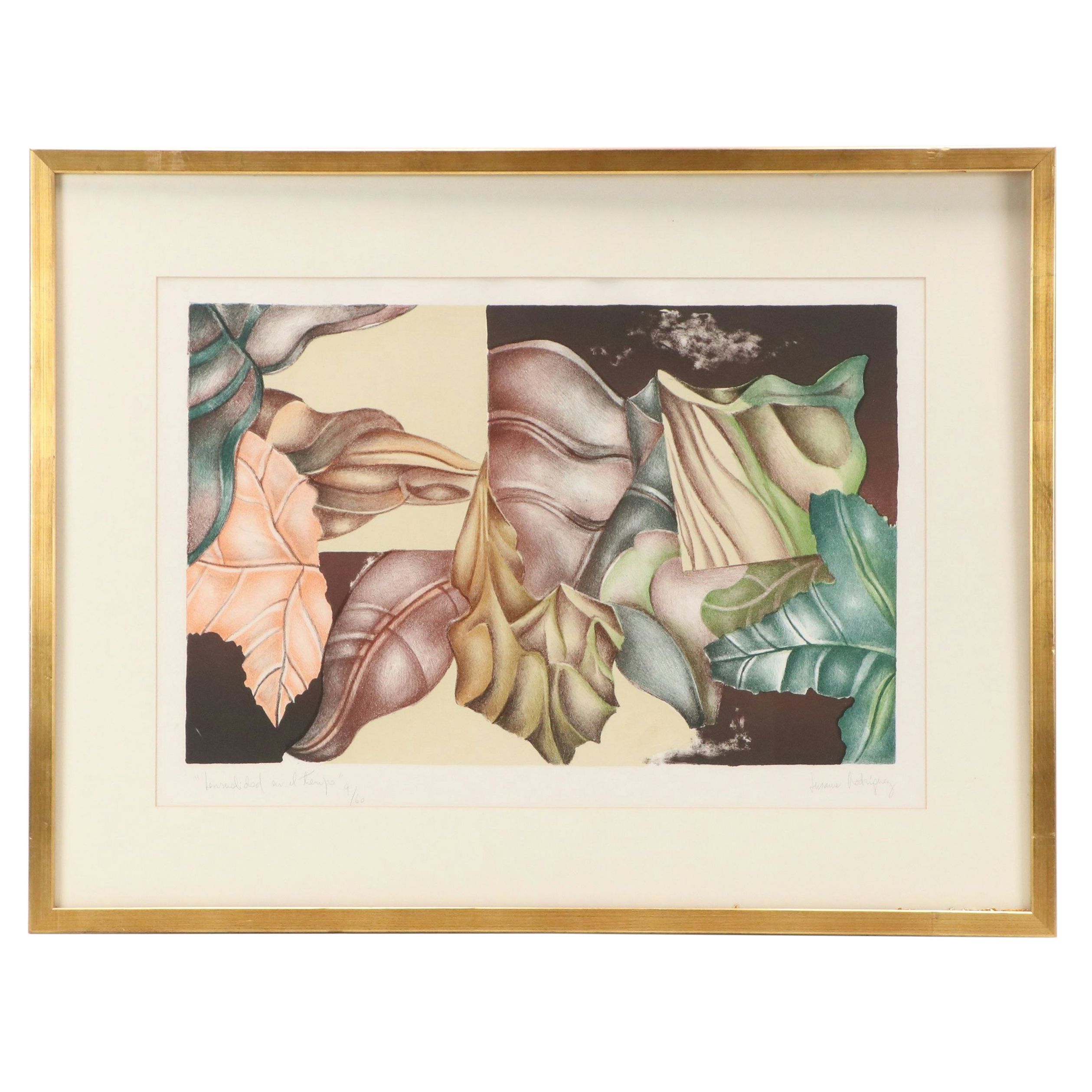 Susana Rodriguez Lithograph "Sensualidad en el Tiempo"