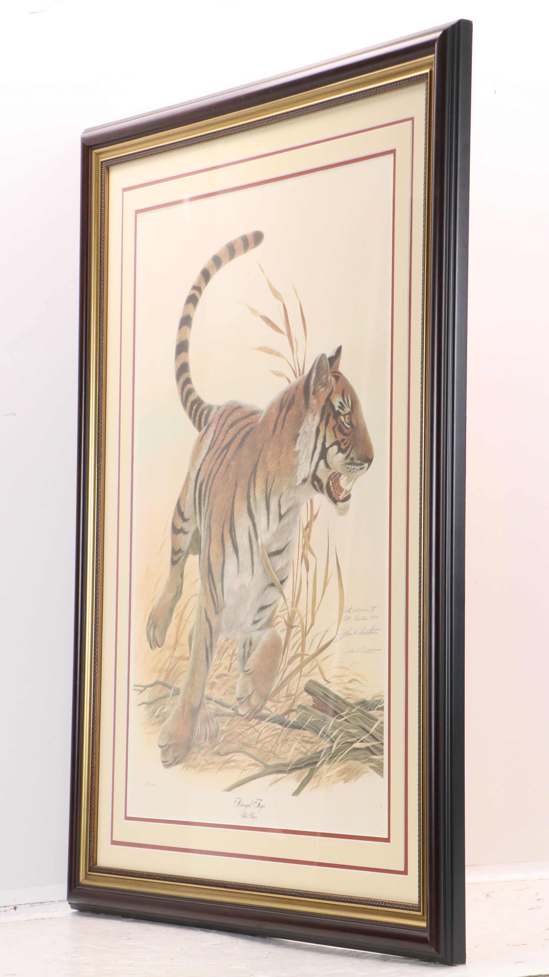 John A. Ruthven Offset Lithograph "Bengal Tiger"