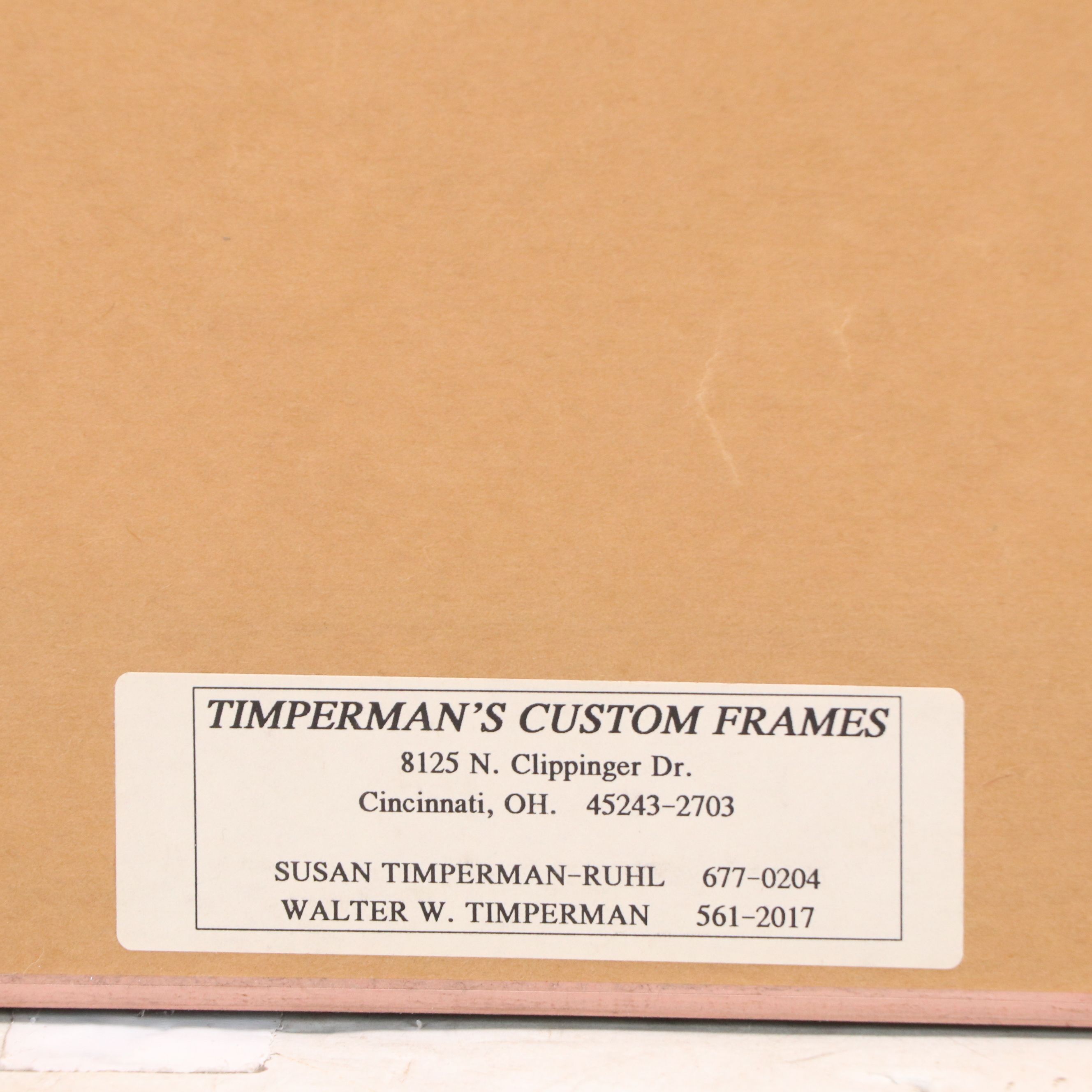 John A. Ruthven Offset Lithograph "Bengal Tiger"