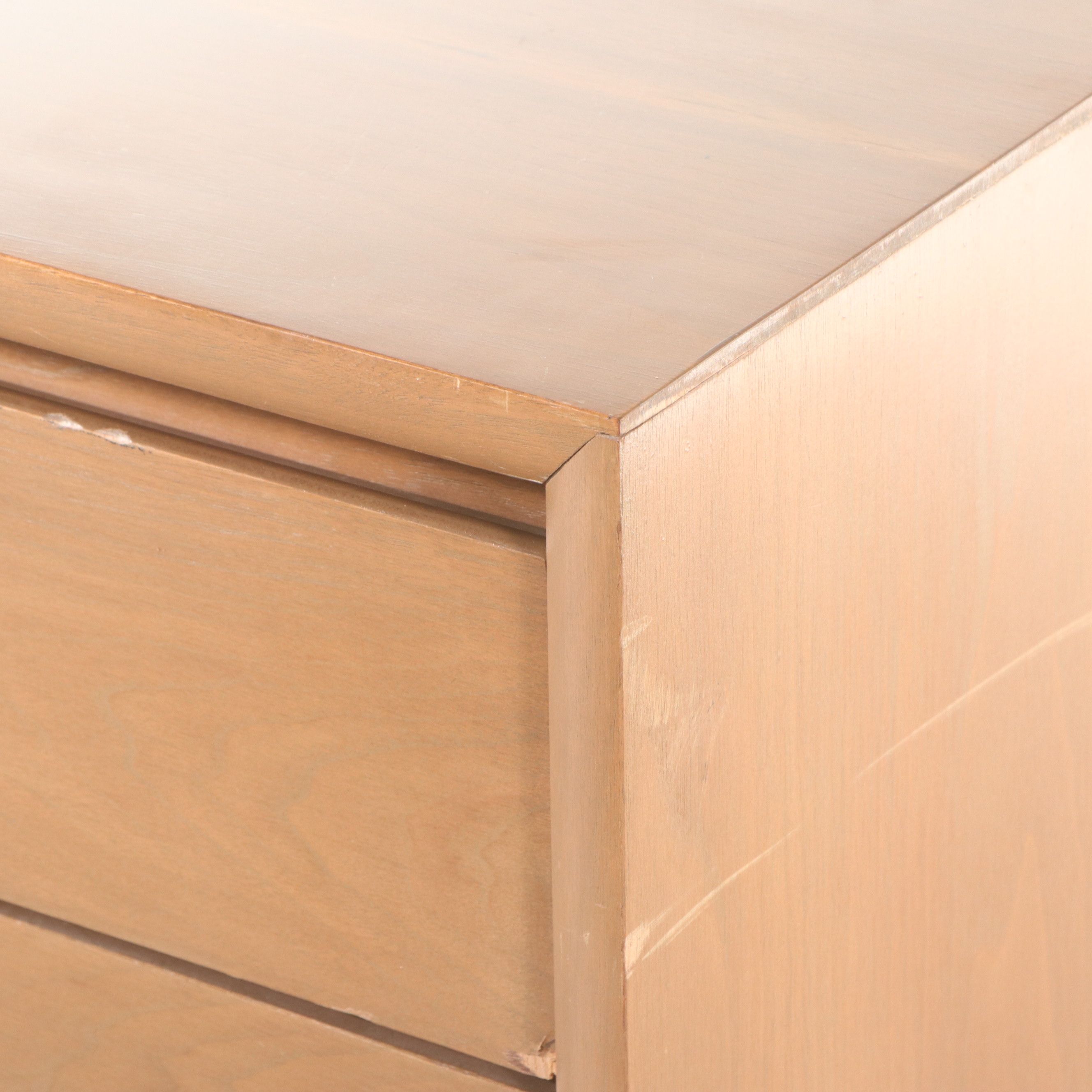 Kroehler Mid Century Modern Walnut Tallboy Dresser, Mid-20th Century