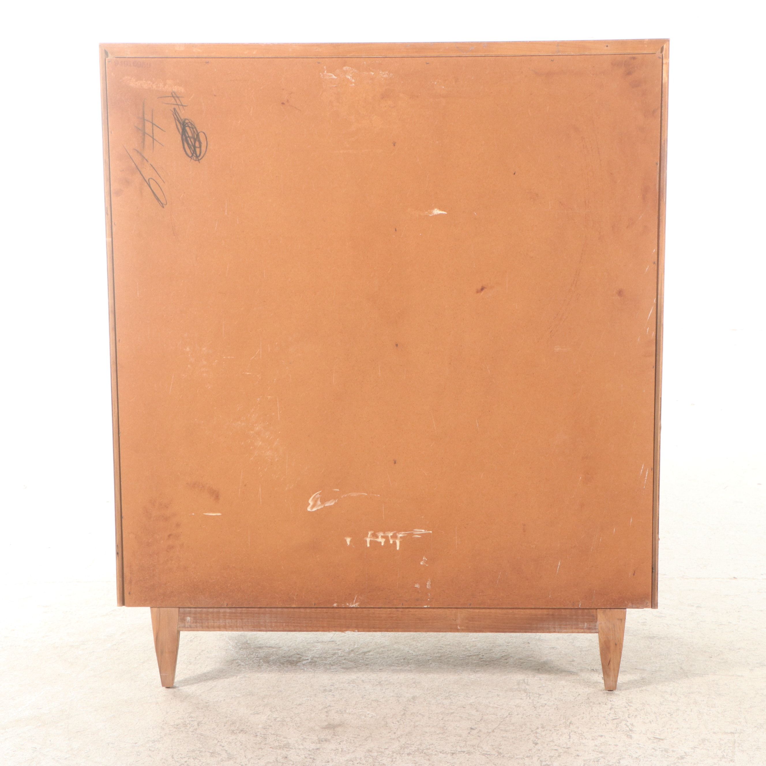 Kroehler Mid Century Modern Walnut Tallboy Dresser, Mid-20th Century