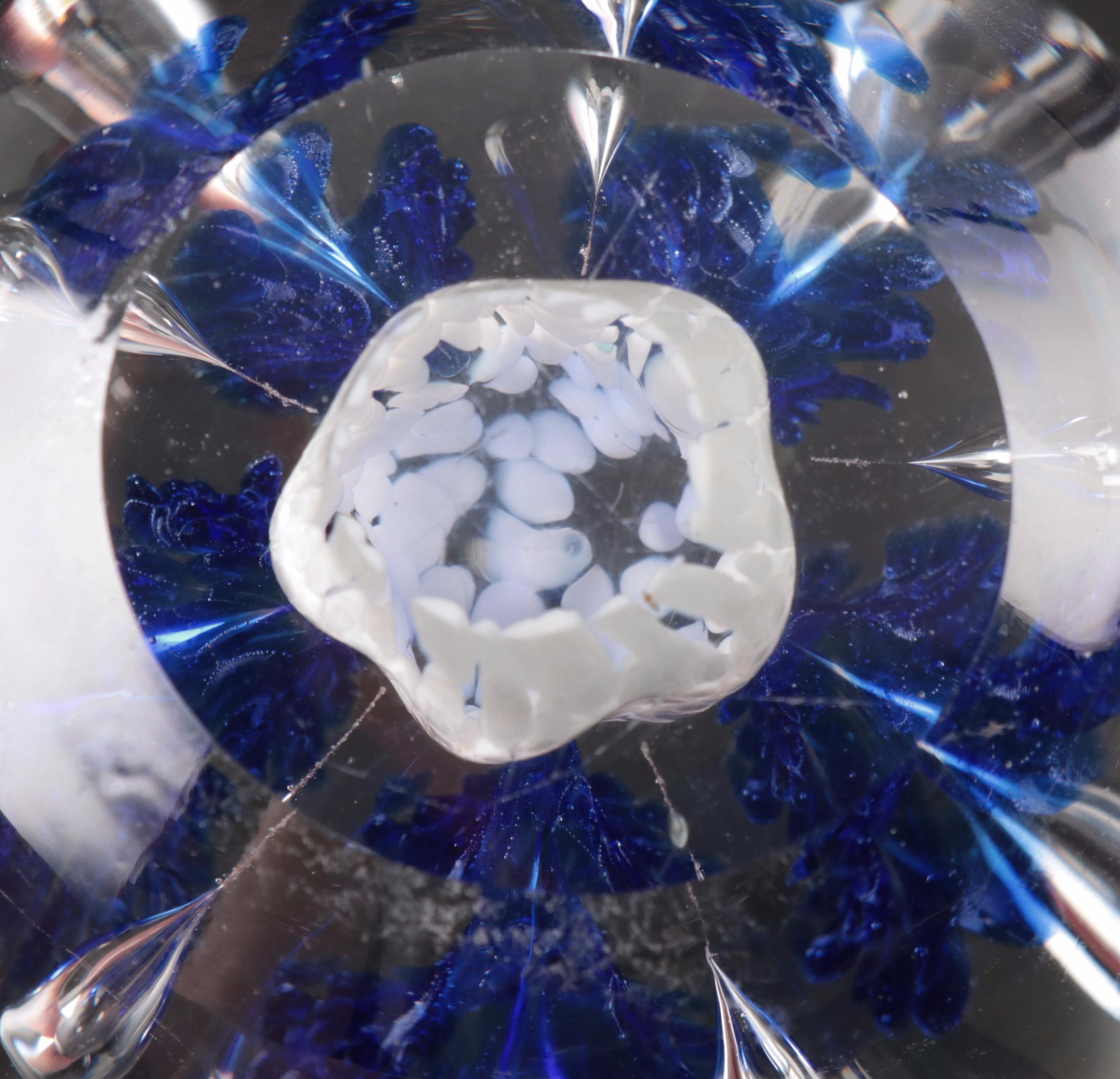 Fred Wilkerson Signed Studio Glass and Other Crystal Paperweights