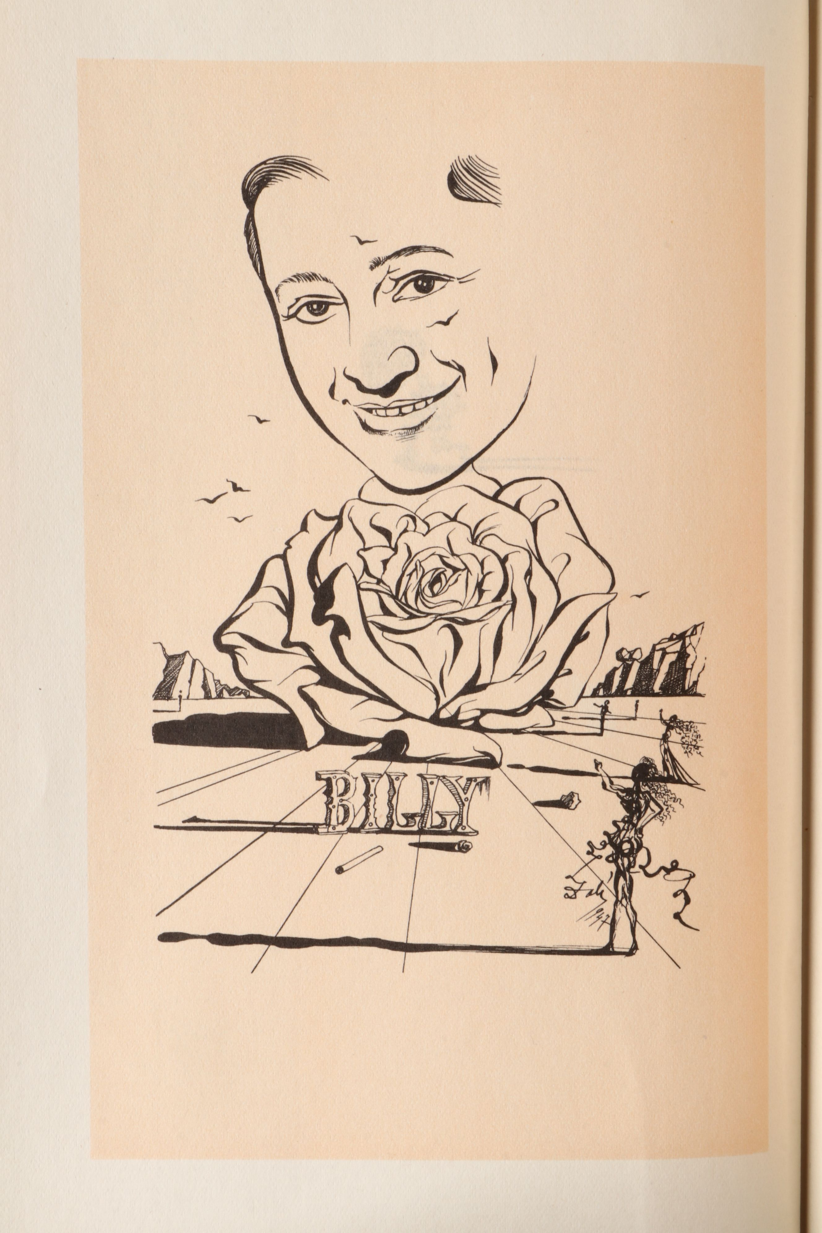 Salvador Dalí Illustrated First Edition "Wine, Women and Words" by Billy Rose