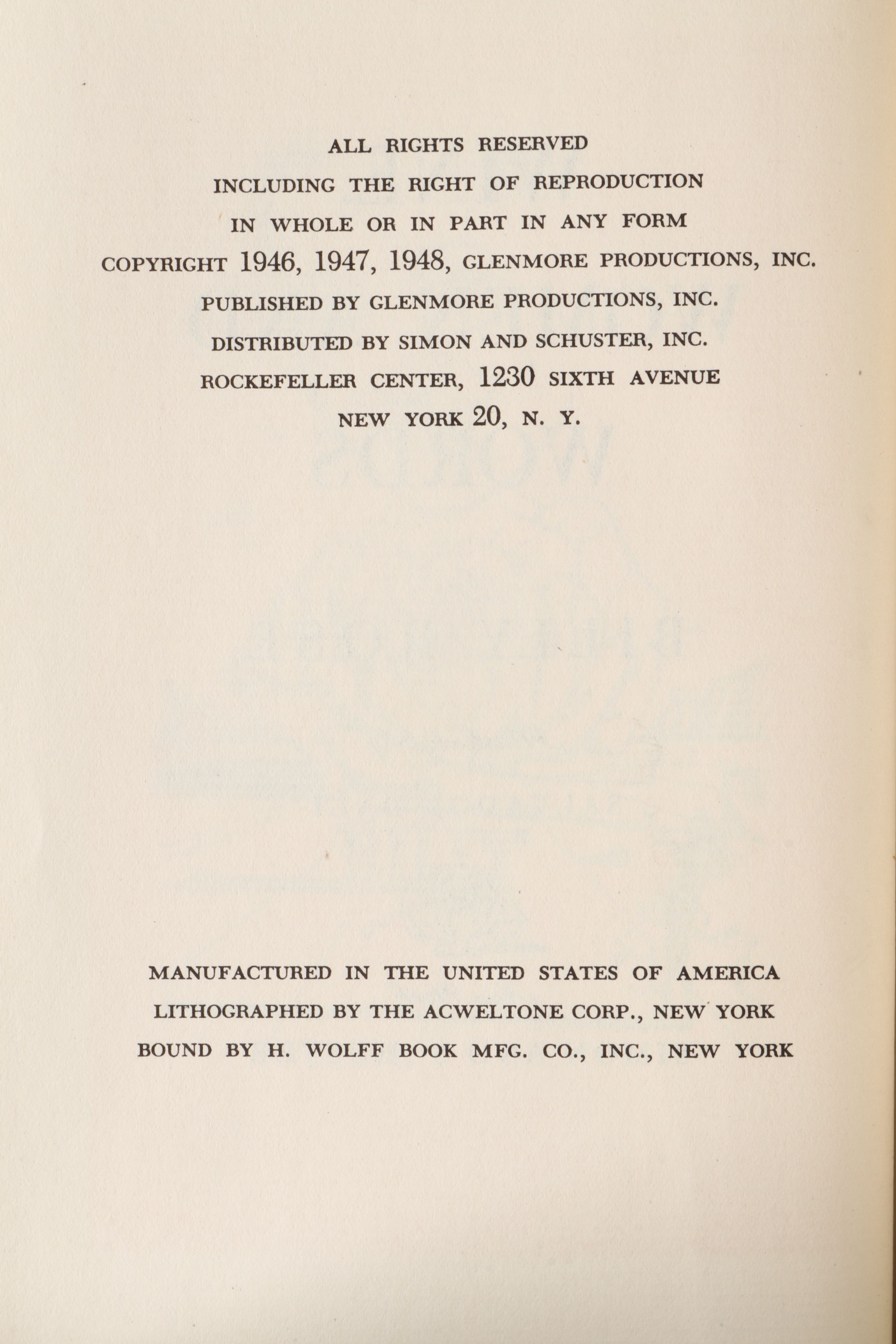 Salvador Dalí Illustrated First Edition "Wine, Women and Words" by Billy Rose