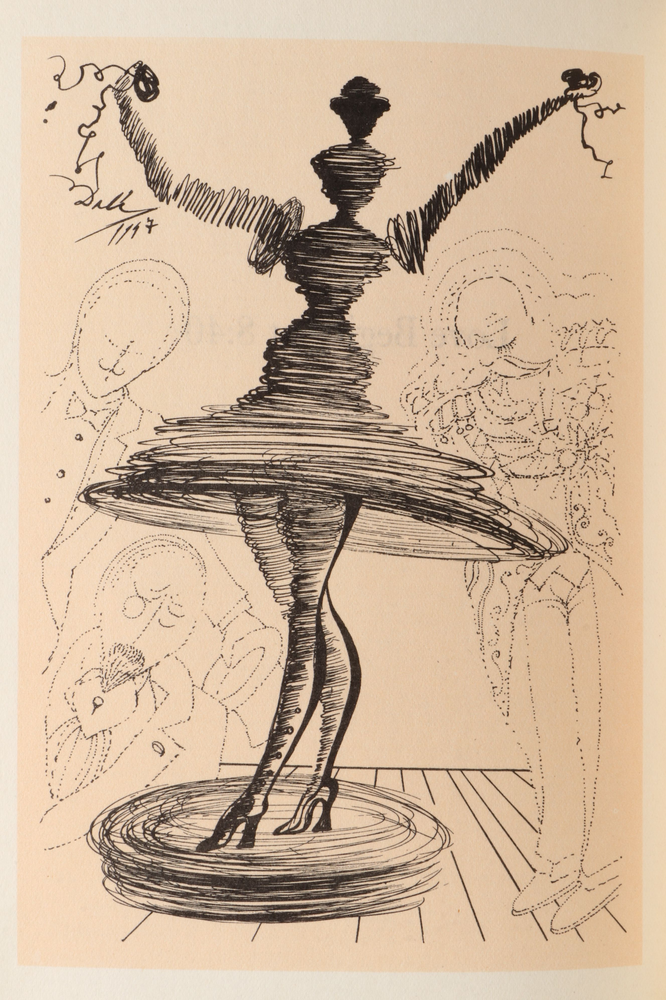 Salvador Dalí Illustrated First Edition "Wine, Women and Words" by Billy Rose