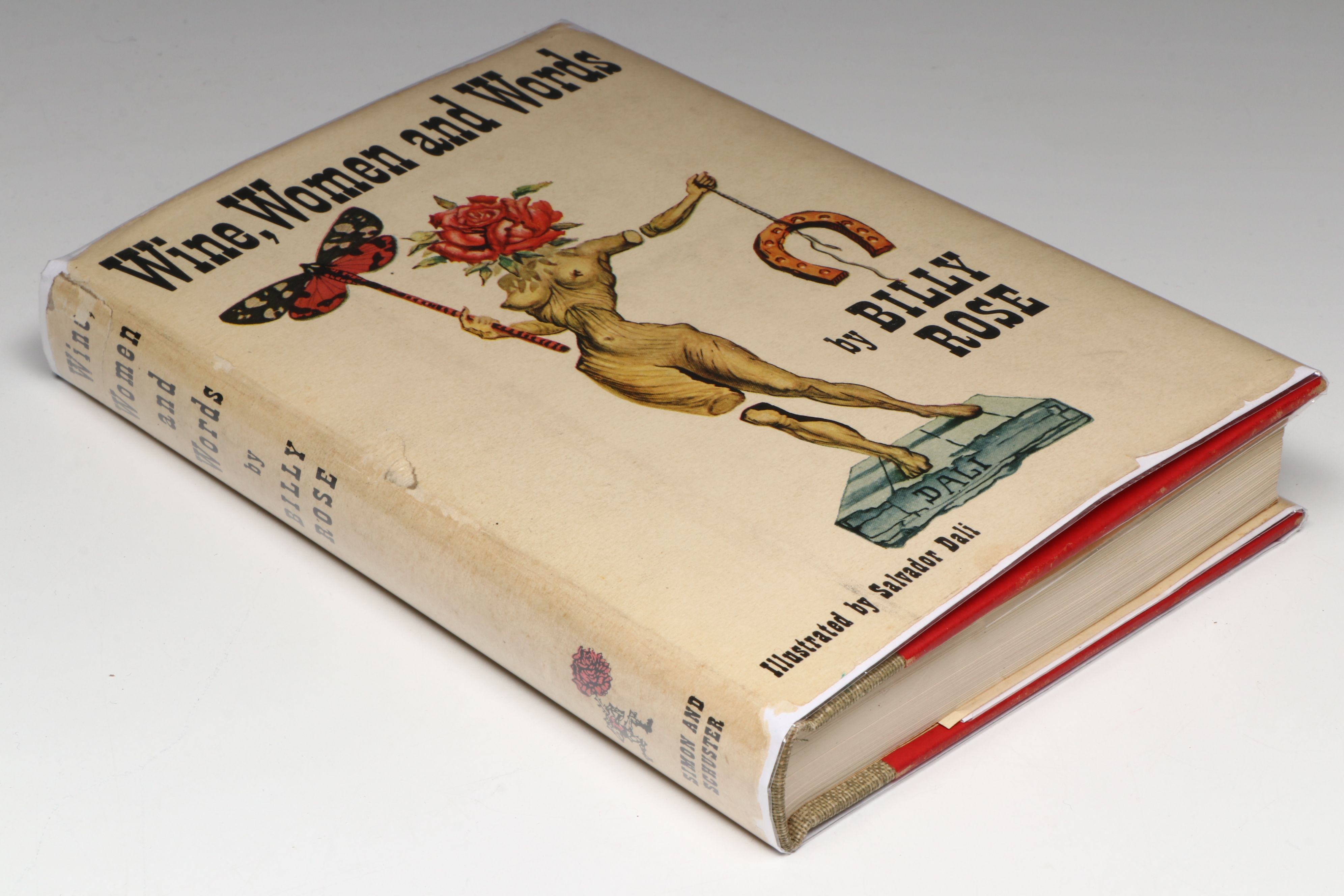 Salvador Dalí Illustrated First Edition "Wine, Women and Words" by Billy Rose