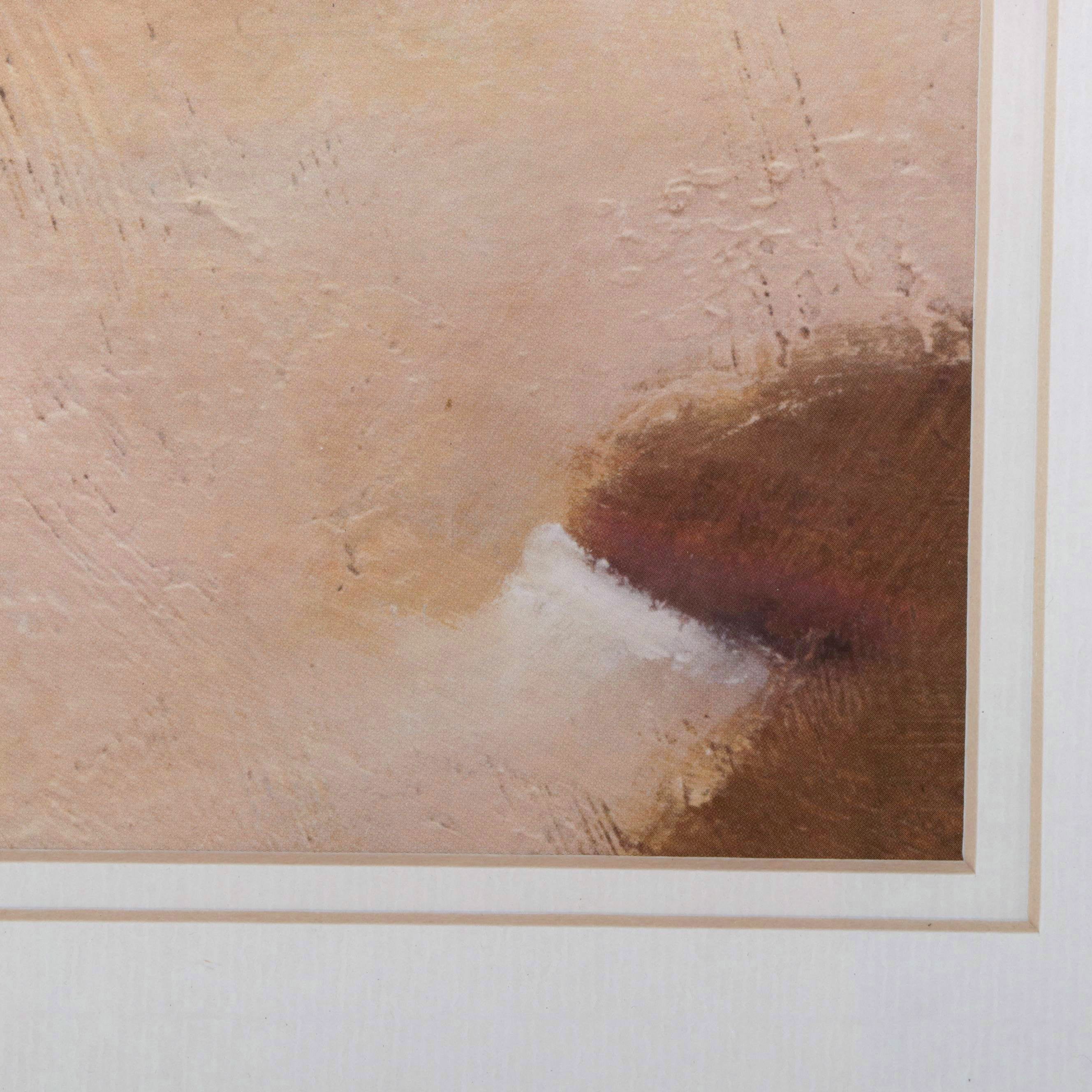 Golf Course Offset Lithograph "Sand Trap I" After Vincent George