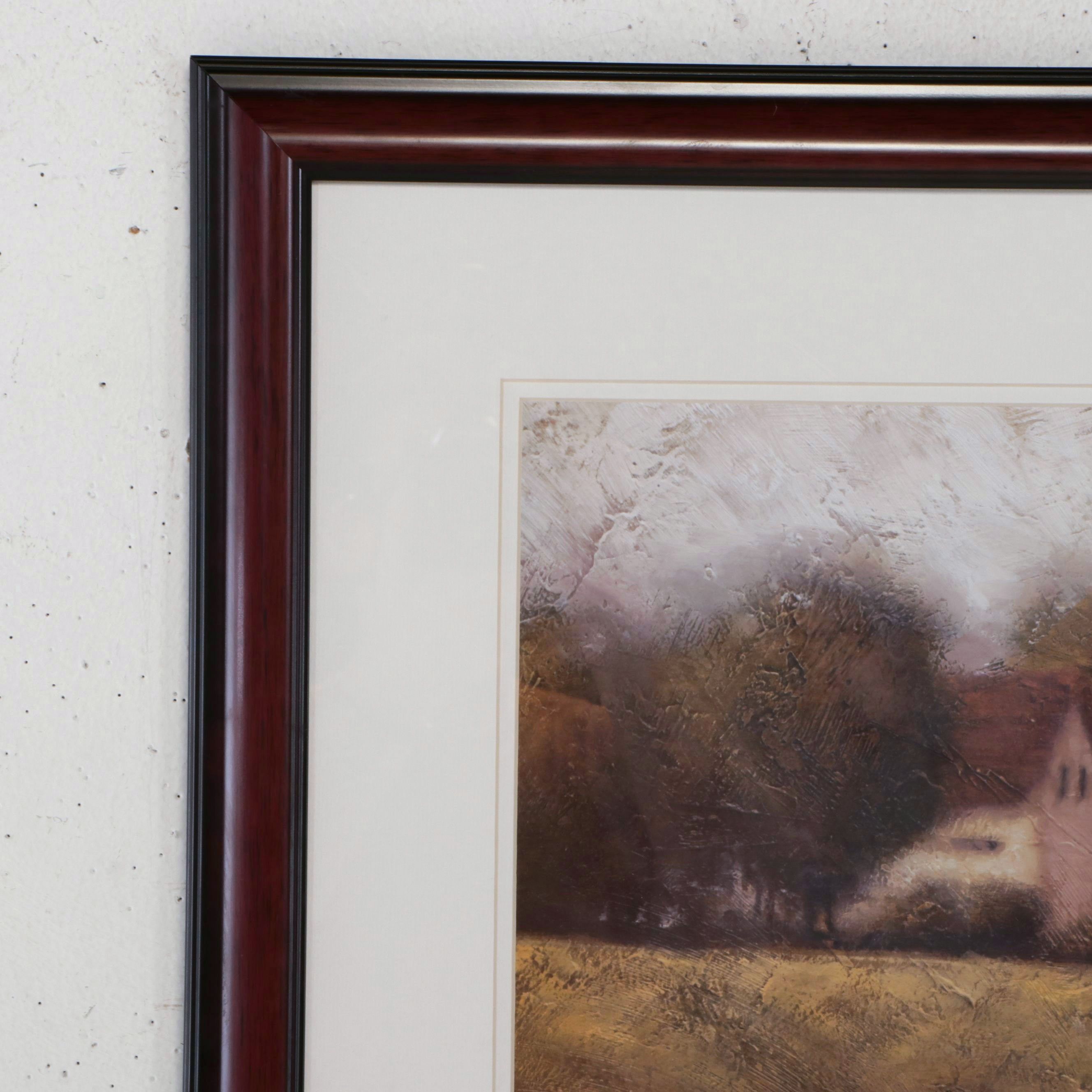 Golf Course Offset Lithograph "Sand Trap I" After Vincent George