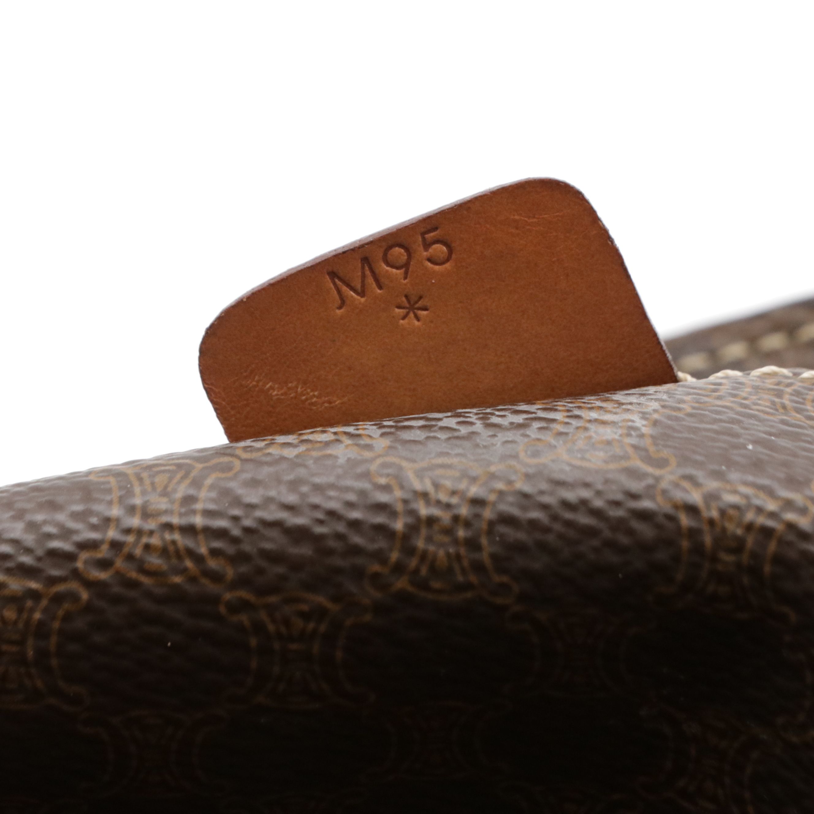 Celine Front Pocket Zip Tote in Macadam Canvas