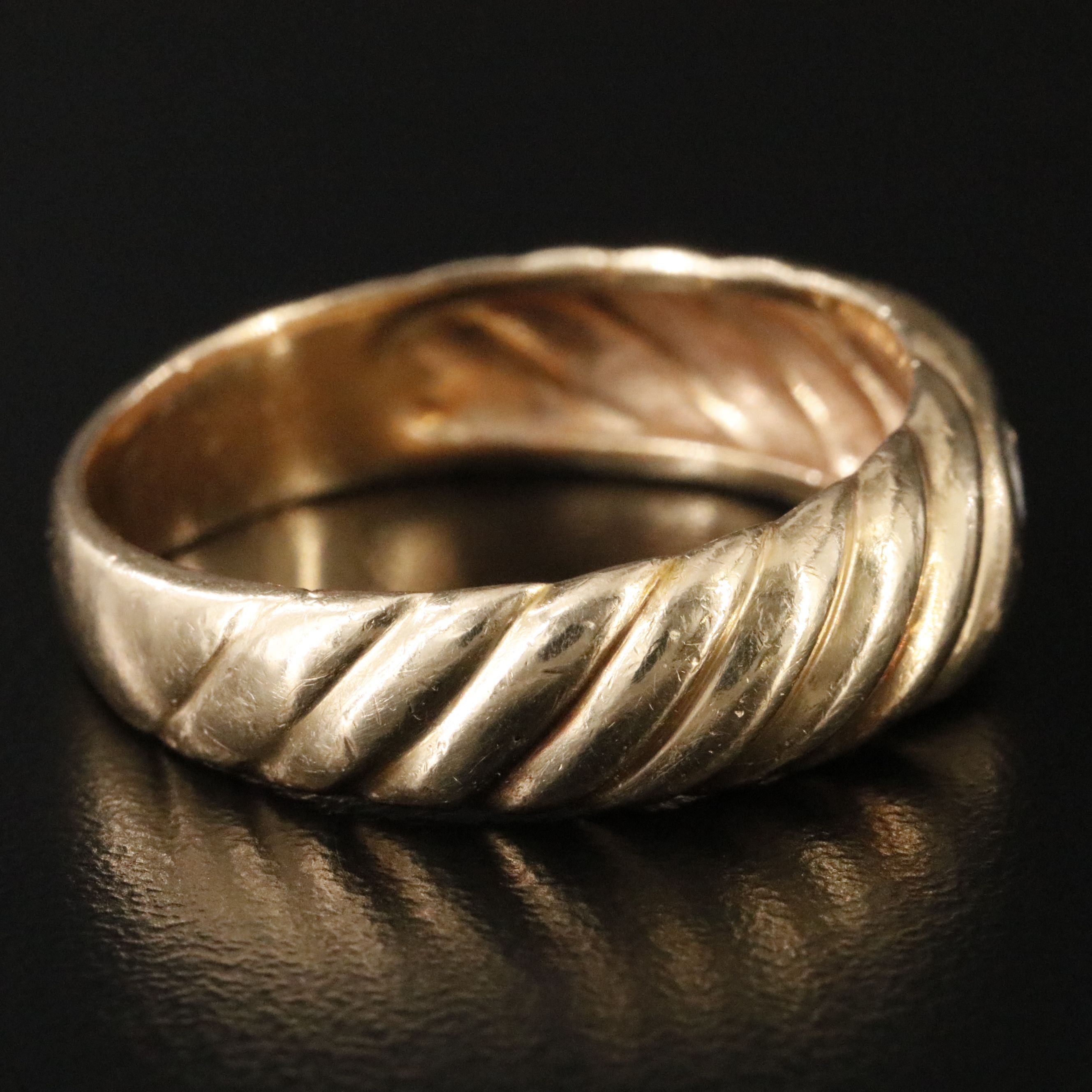 14K 0.18 CT Diamond Ring