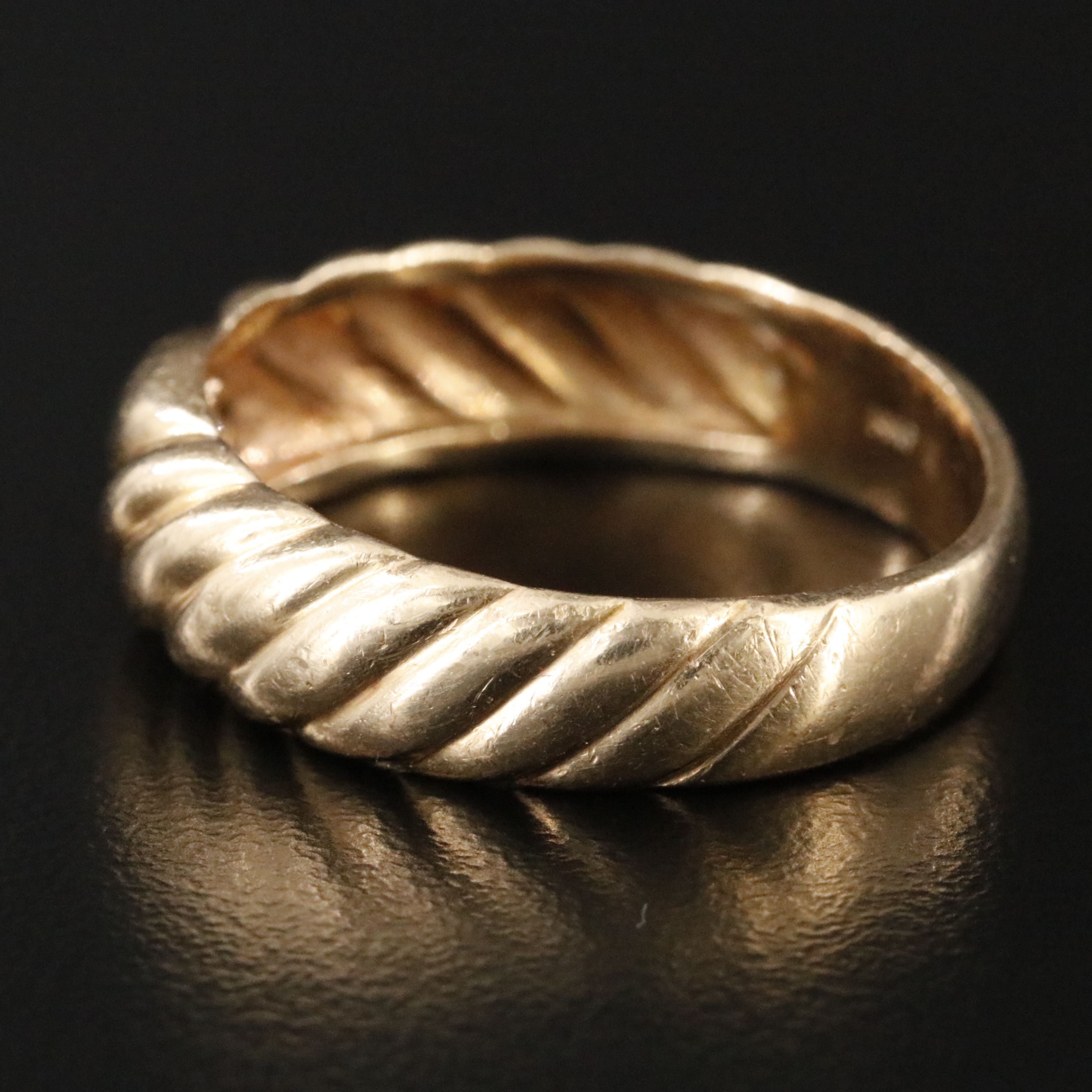 14K 0.18 CT Diamond Ring