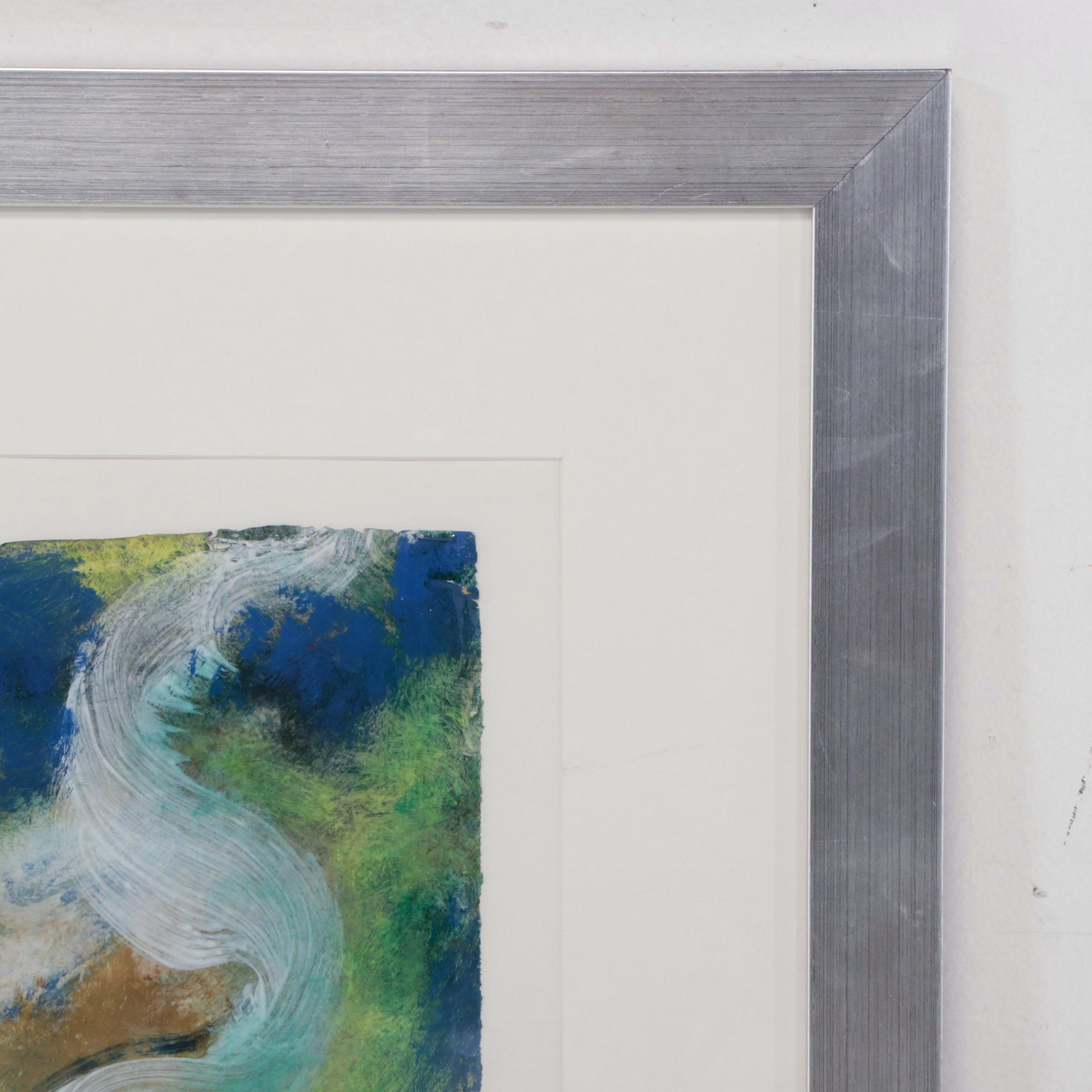 Pamela Moore Abstract Acrylic Painting "Fortuna 2," 1993