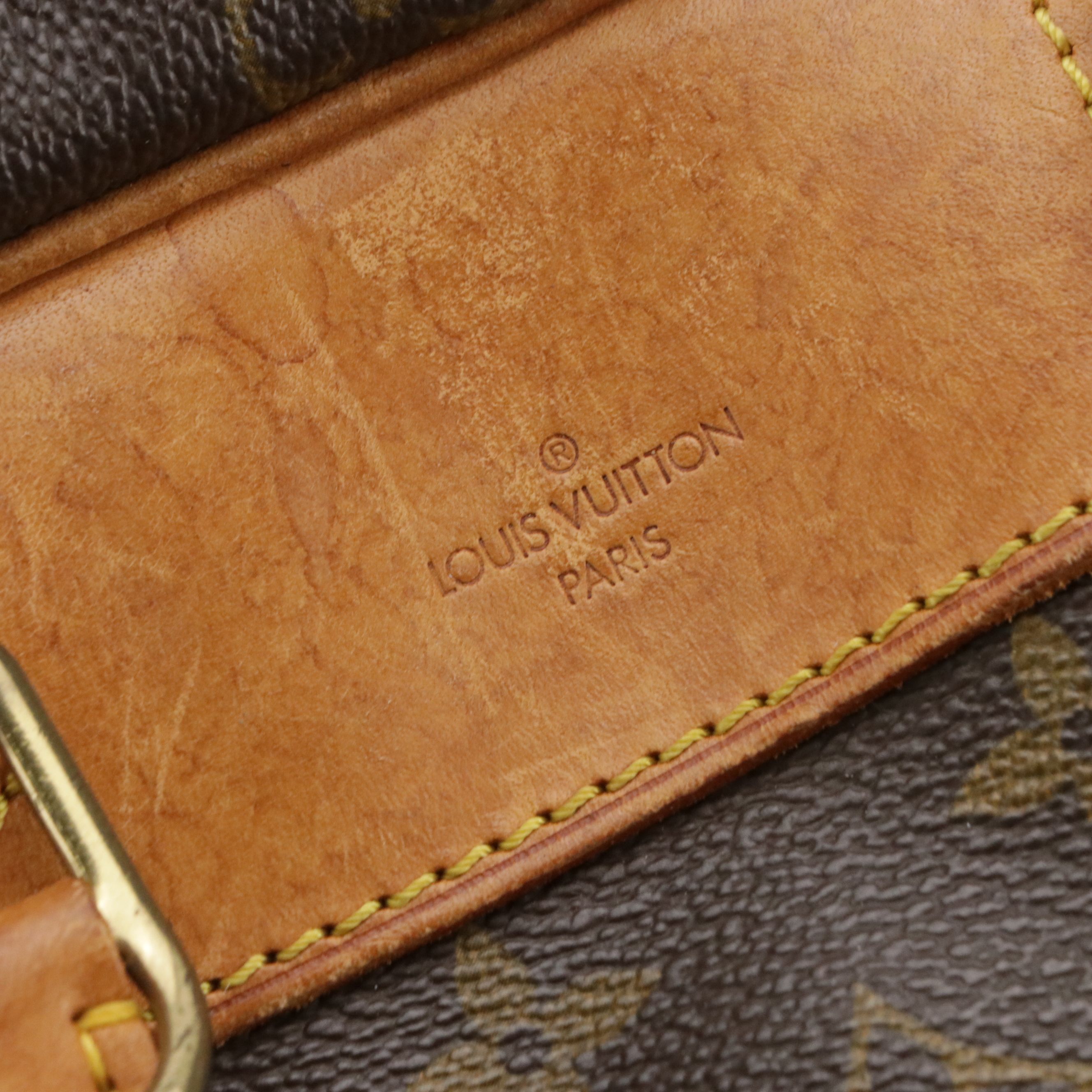 Louis Vuitton Deauville Handbag in Monogram Canvas and Vachetta Leather