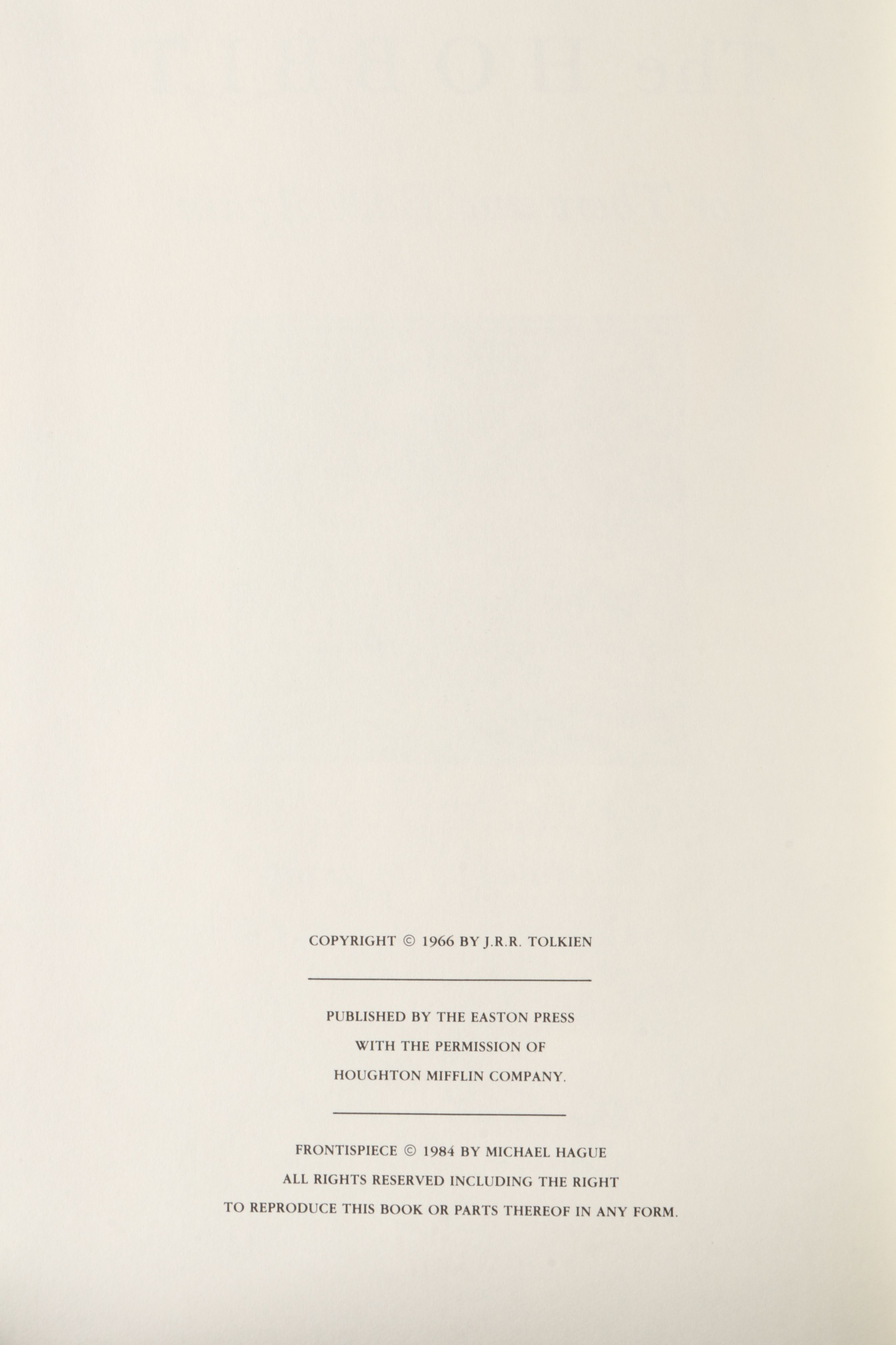Easton Press "Tolkien's Classics" Ten-Volume Set by J. R. R. Tolkien
