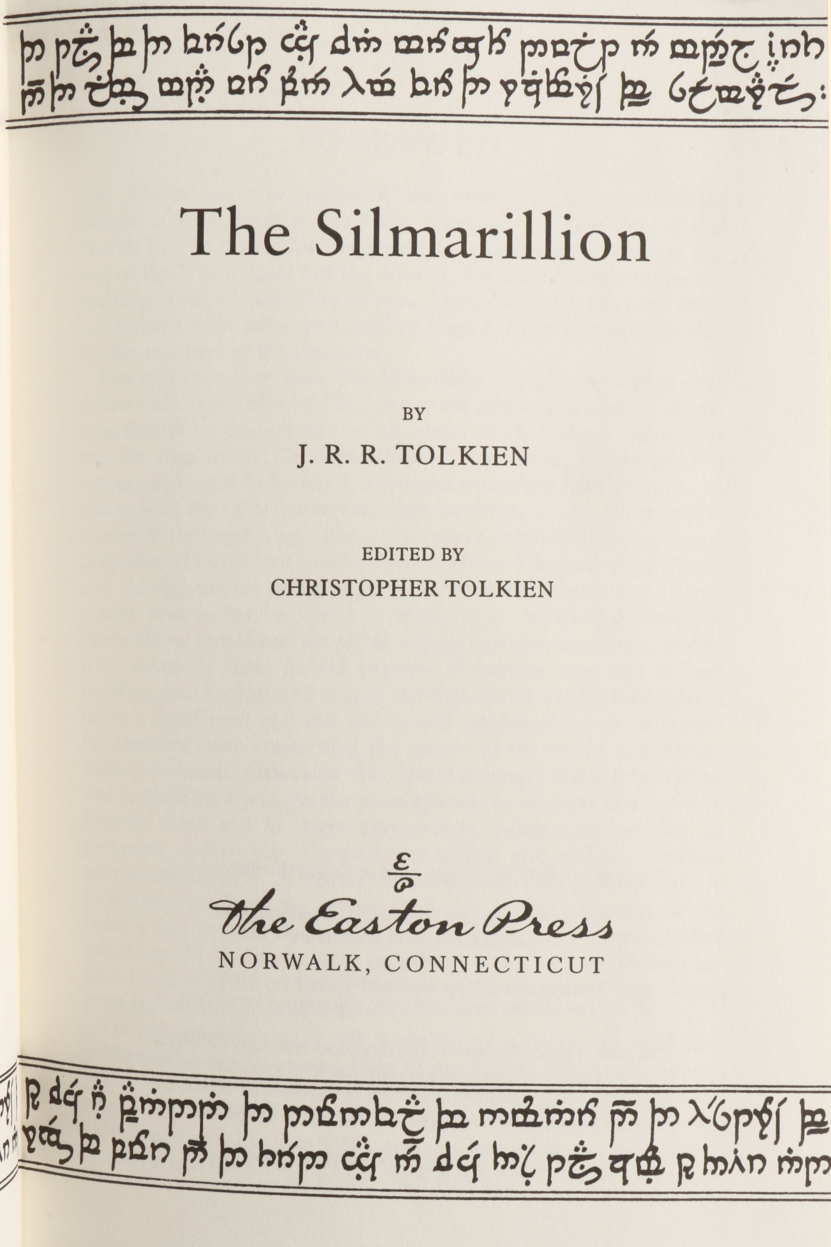 Easton Press "Tolkien's Classics" Ten-Volume Set by J. R. R. Tolkien