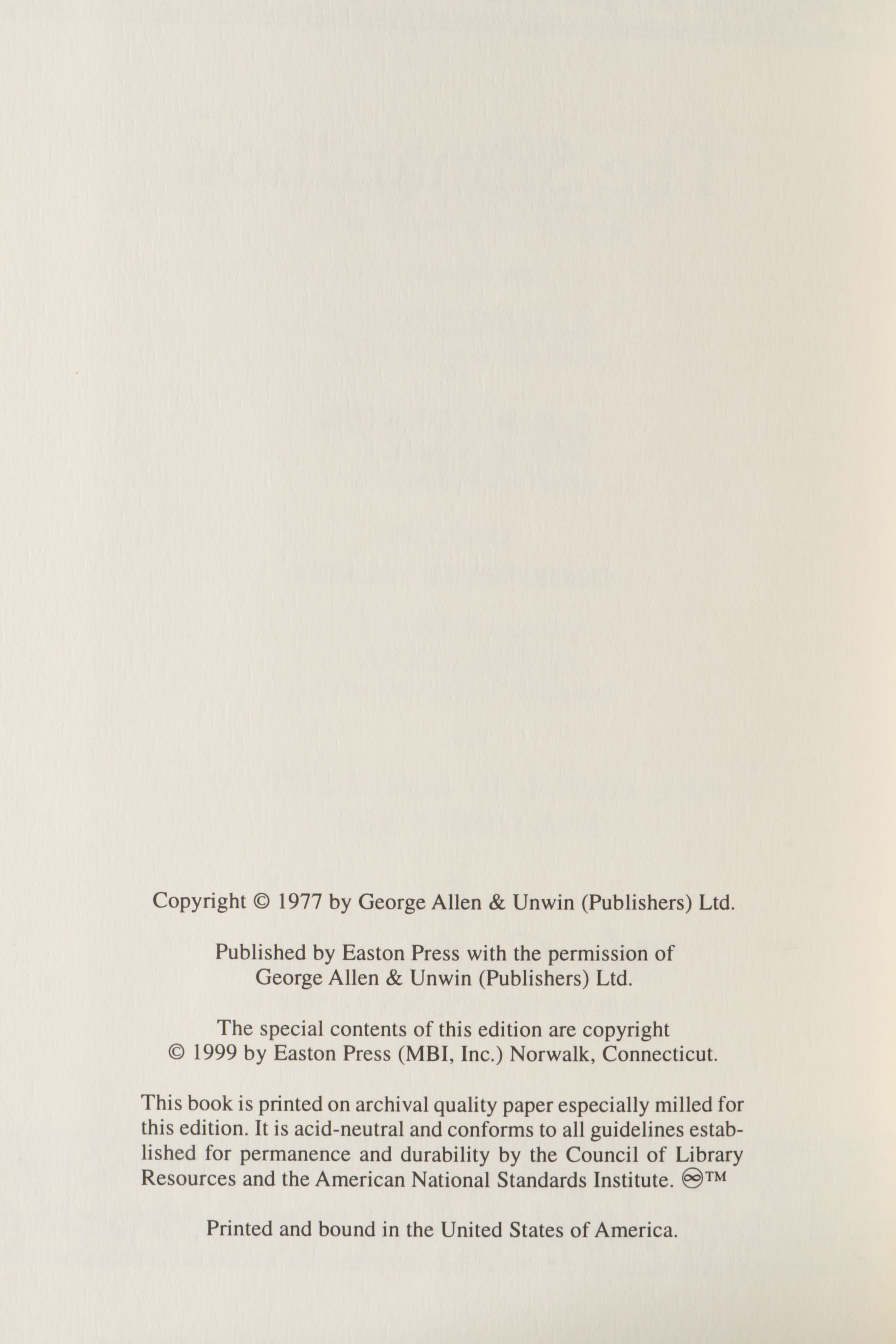 Easton Press "Tolkien's Classics" Ten-Volume Set by J. R. R. Tolkien
