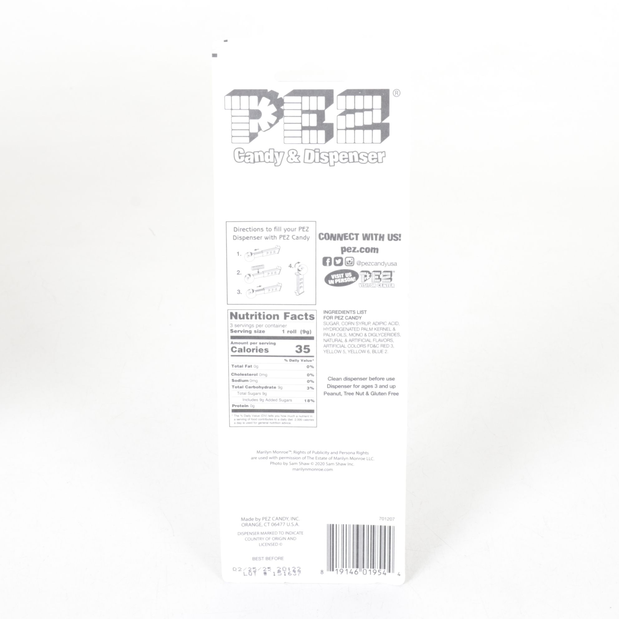 Marilyn Monroe PEZ Candy Dispensers Collection