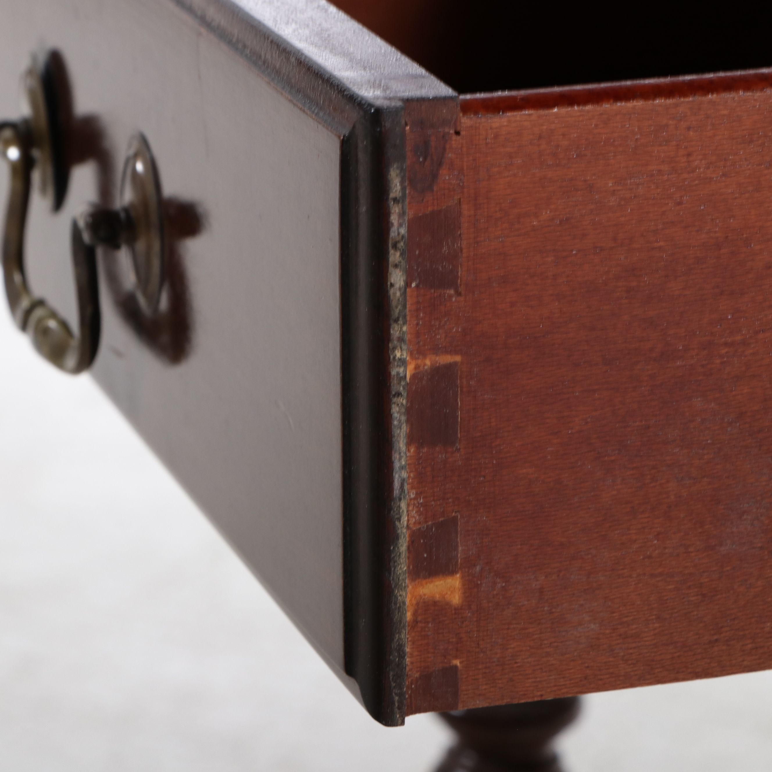 Colonial Revival Solid Cherry Gallery-Top Nightstand