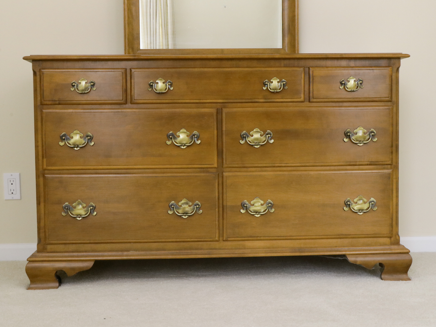 Vintage Ethan Allen "Georgian Court" Cherry Dresser