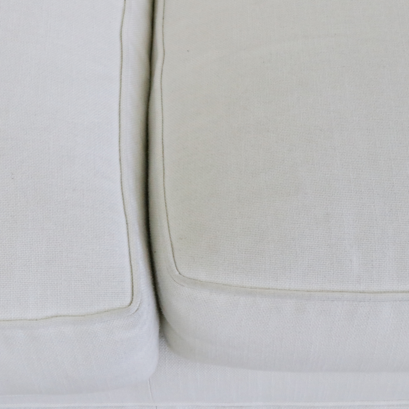 Contemporary Three-Seat Skirted Sofa