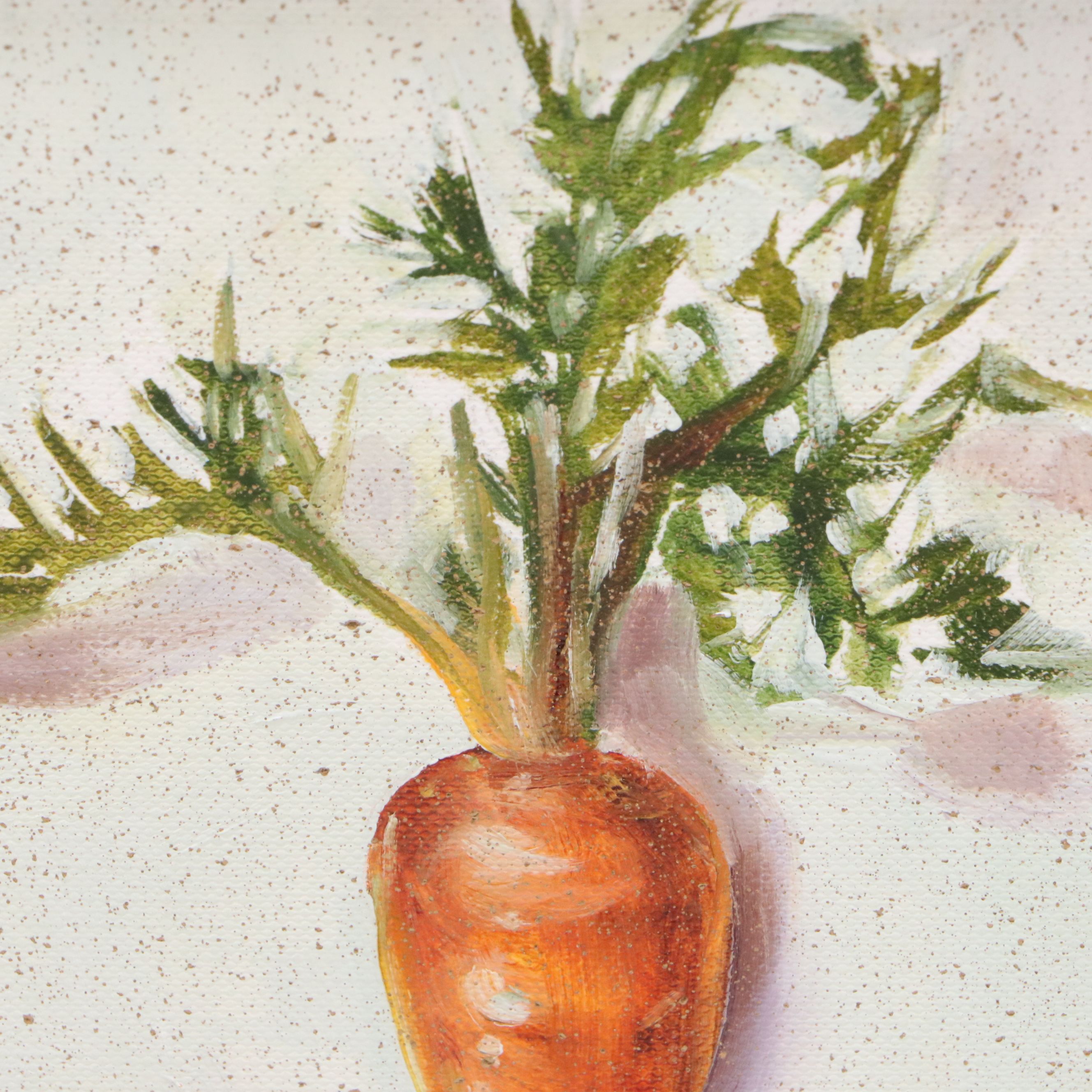 Inga Kovalenko Acrylic Painting of Carrot, 2026